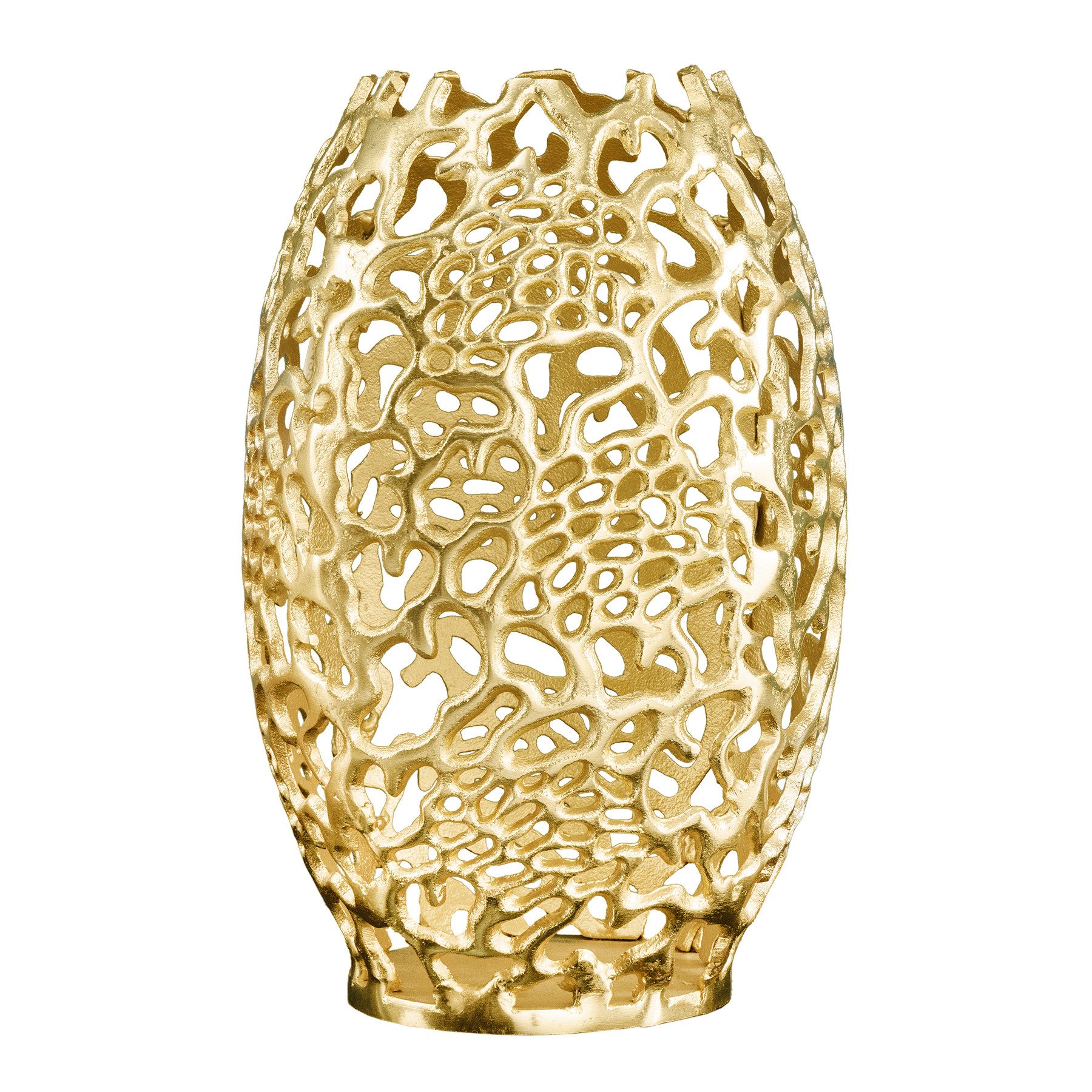 riess-ambiente Dekovase ABSTRACT LEAF 50cm gold günstig online kaufen