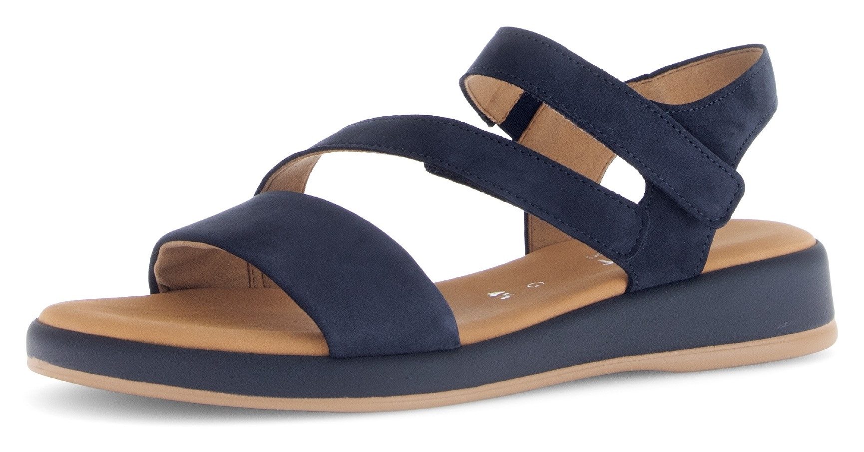 Gabor RHODOS Riemchensandale, Sommerschuh, Sandalette, Keilabsatz, günstig online kaufen