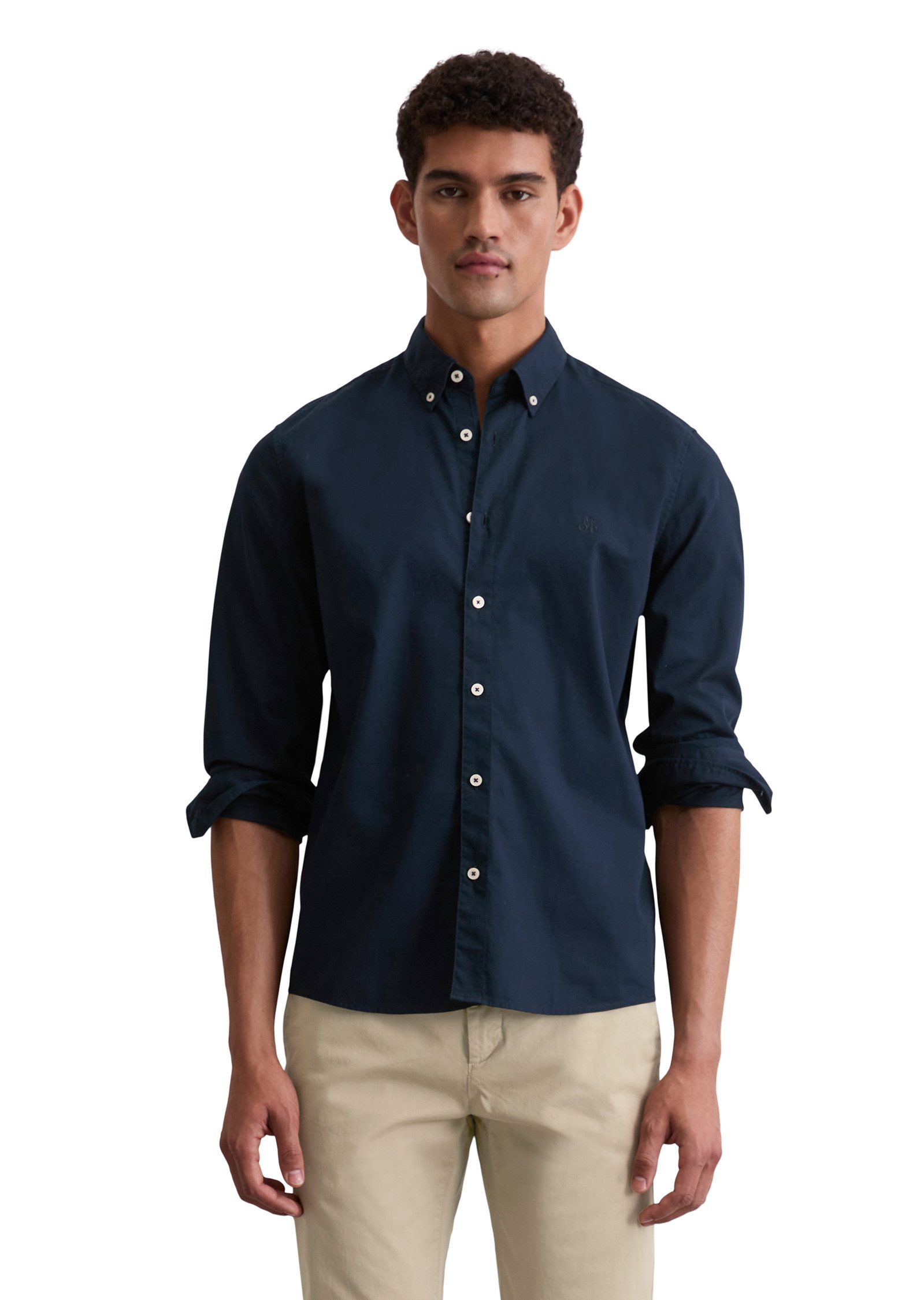 Marc O'Polo Langarmhemd regular fit aus günstig online kaufen