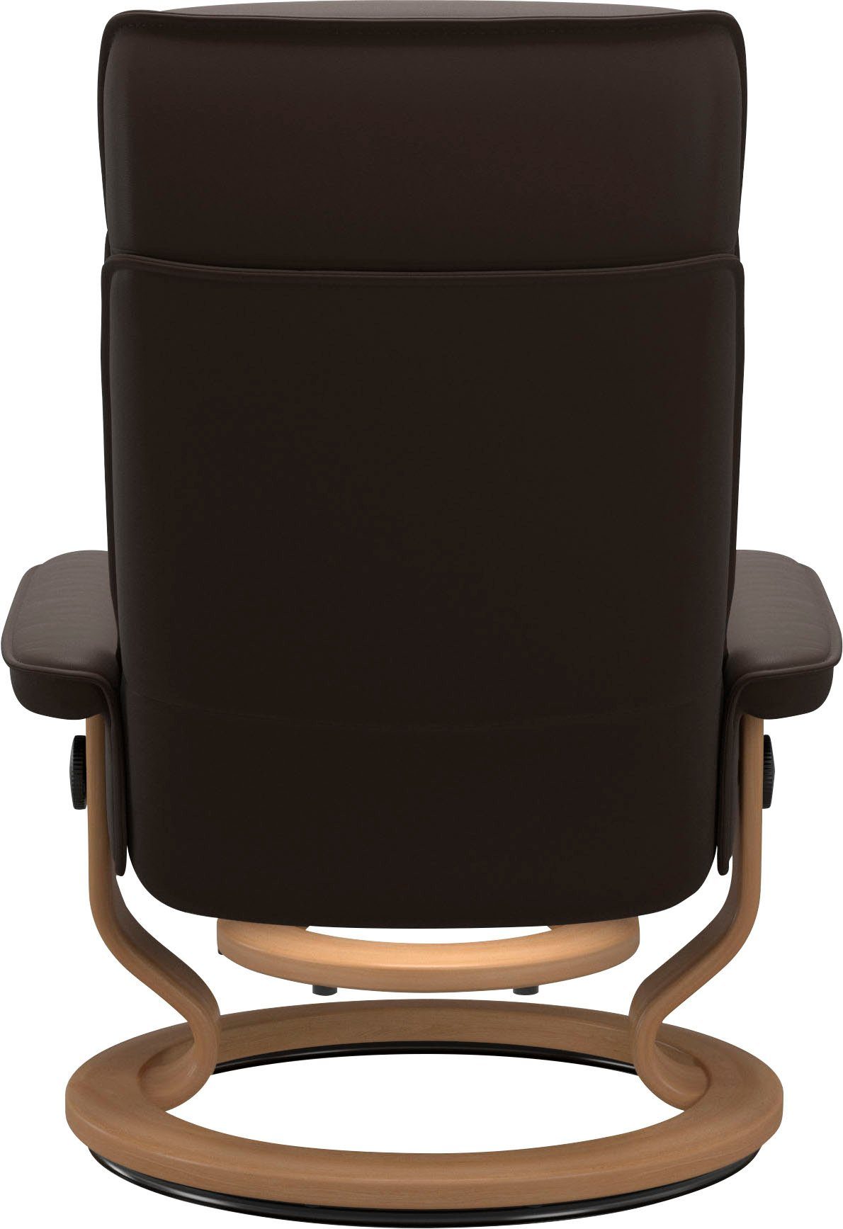 Stressless® Relaxsessel Admiral (Set, Relaxsessel inkl. Hocker), mit Classic Base, Größe M & L, Gestell Eiche