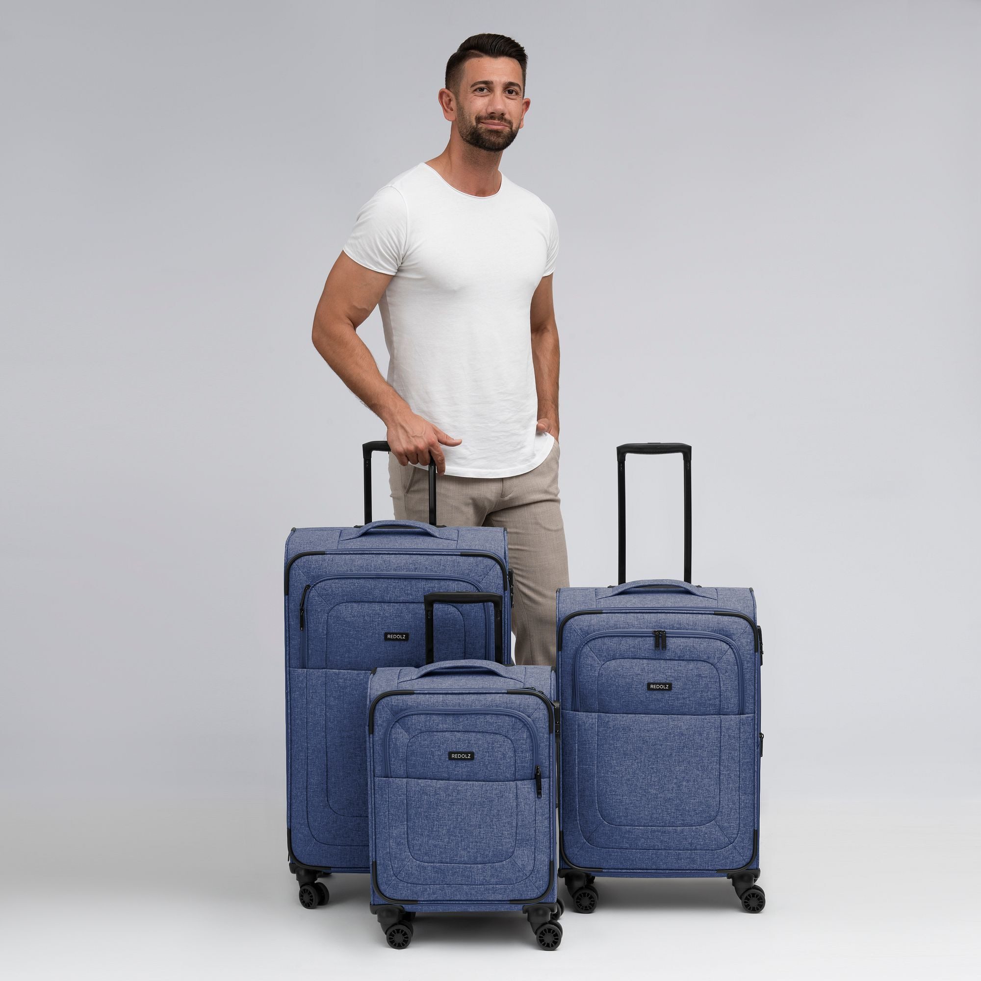 Redolz Trolleyset Essentials 12, 4 Rollen, (3-teilig, 3 tlg), Polyester günstig online kaufen