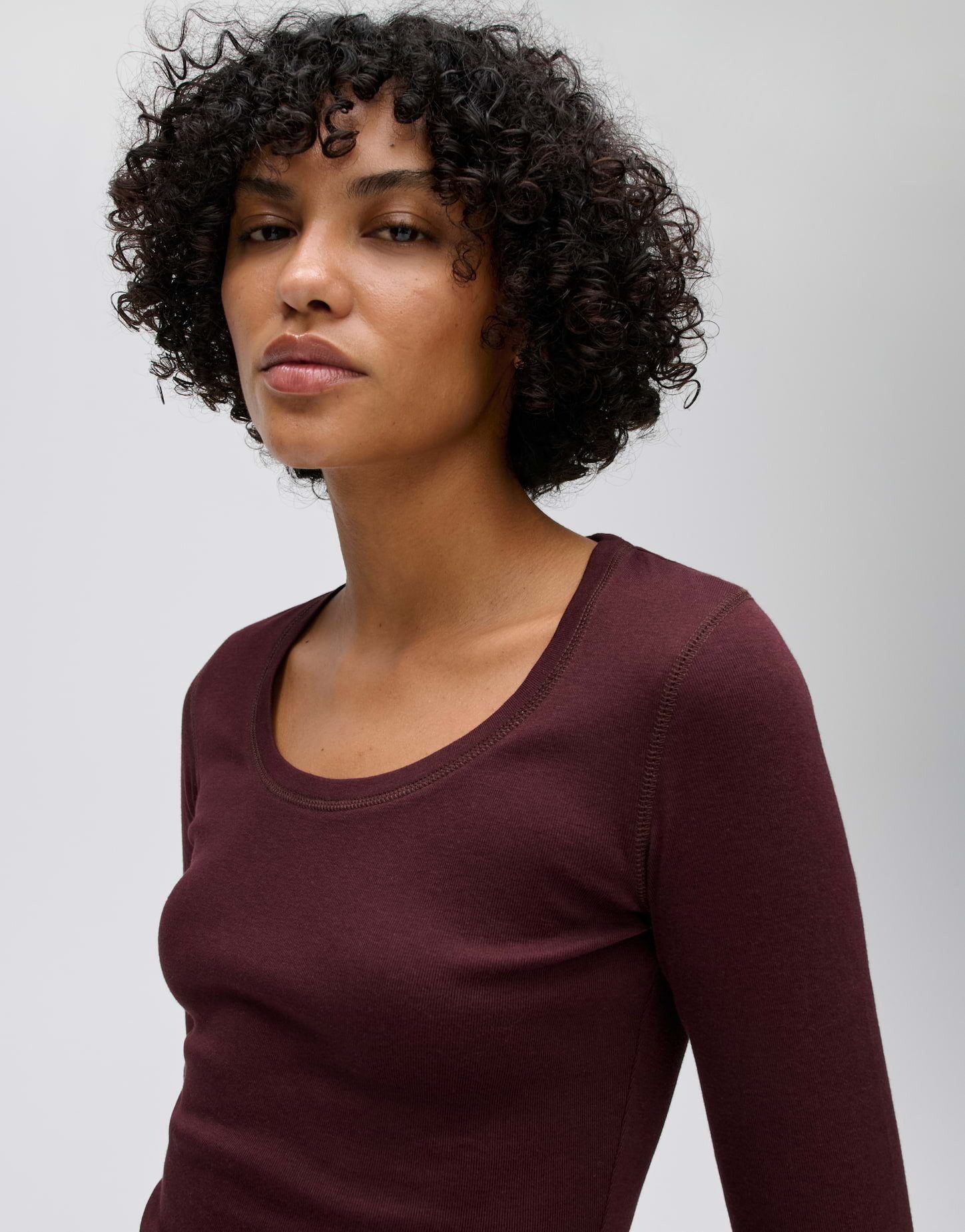 OPUS Langarmshirt SORANA Slim Longsleeve aus Baumwoll Mix – Bild 4 von 5