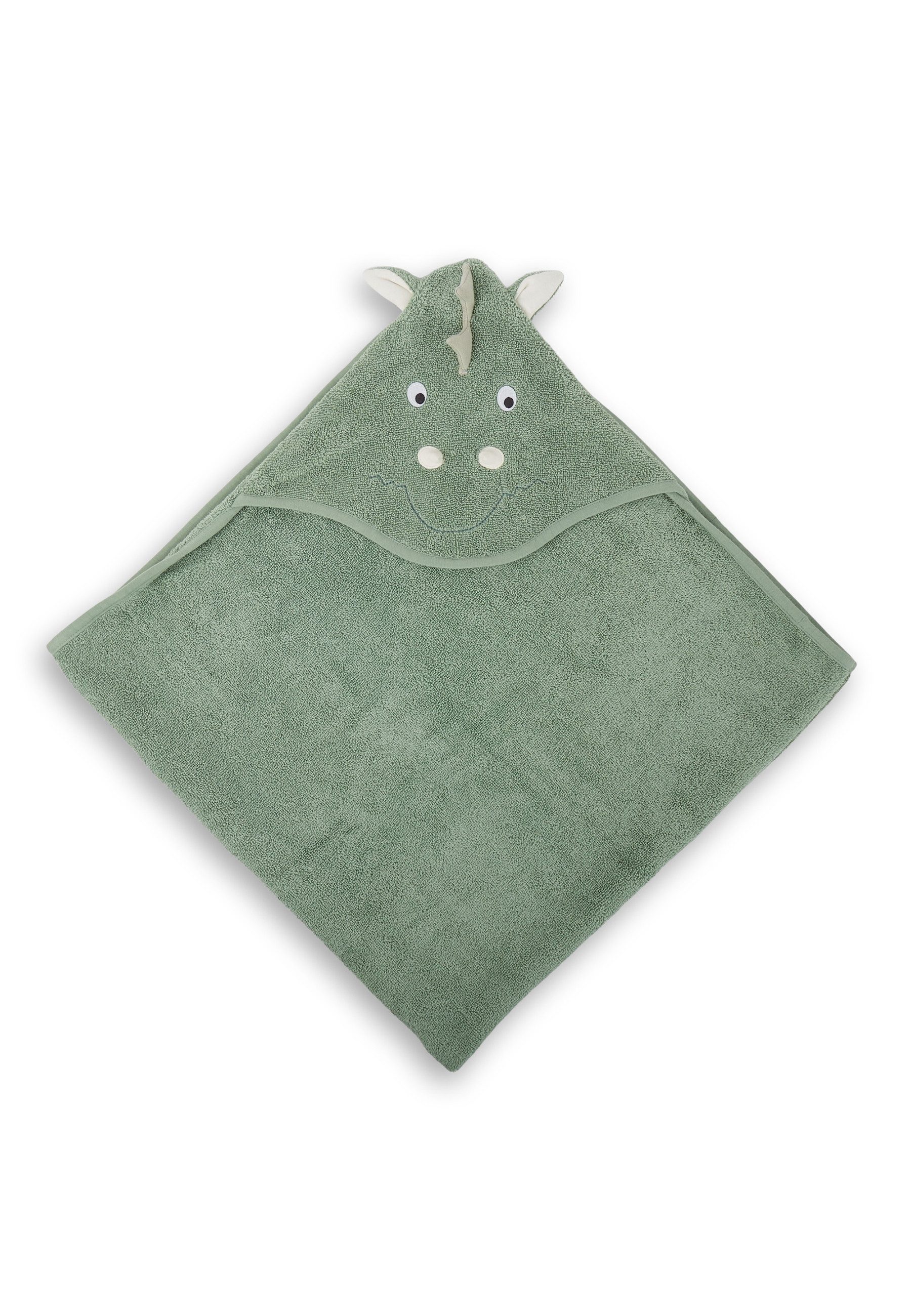 Sigikid Kapuzenhandtuch Baby Kapuzen-Badetuch mit Tiermotiv, 100 % Baumwollfrottee (Kapuzen-Badetuch, 1-St)