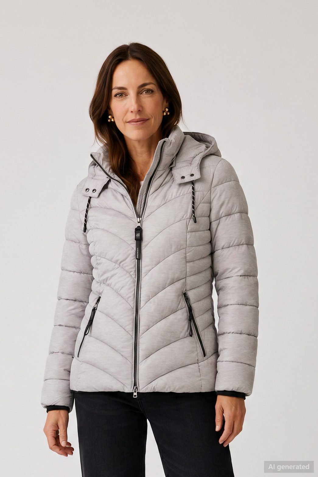 Barbara Lebek Steppjacke wasserdichte Übergangsjacke Damen mit 3.000mm Wassersäule