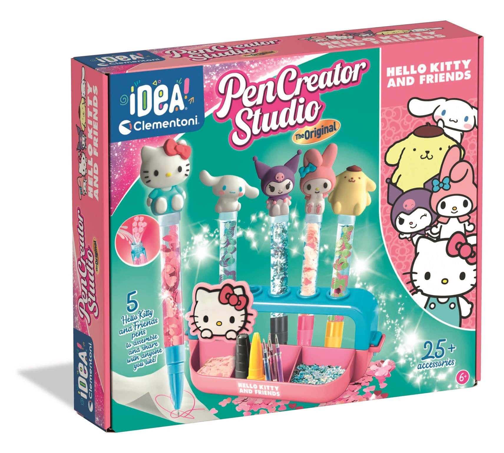 Clementoni® Lernspielzeug Clementoni Idea Stifte-Werkstatt Hello Kitty, Bastelset aus Hello Kitty