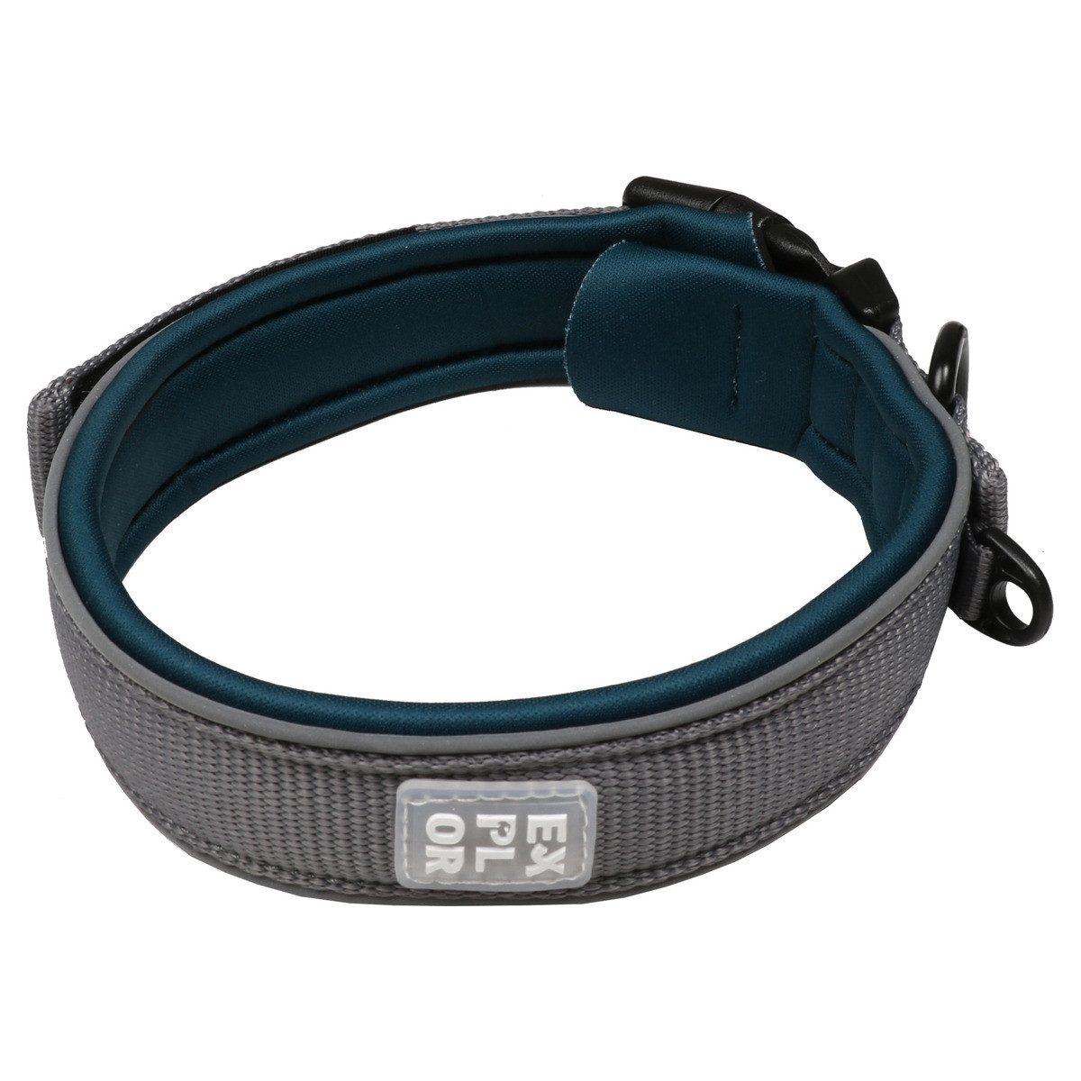 DUVO+ Hunde-Halsband EXPLOR Ultimate Fit Comfy Halsband Classic petrol blue
