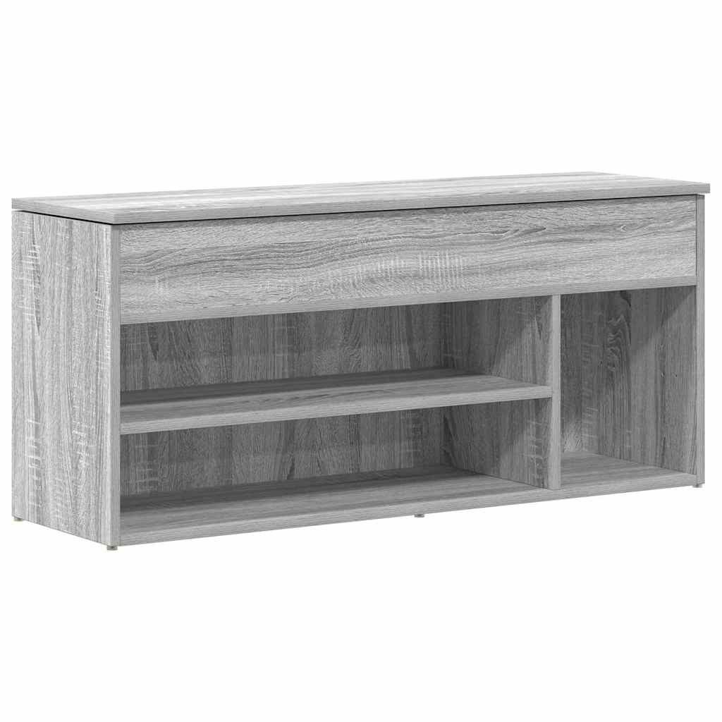 vidaXL Schuhregal Schuhbank Grau Sonoma 102x30,5x45 günstig online kaufen