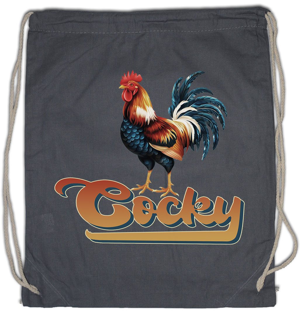 Turnbeutel Cocky III Turnbeutel Hahn Cock Rooster Stolz Man Arrogant Swagger