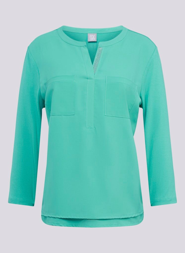 Blusenponcho Rabe / Da. Bluse / Bluse