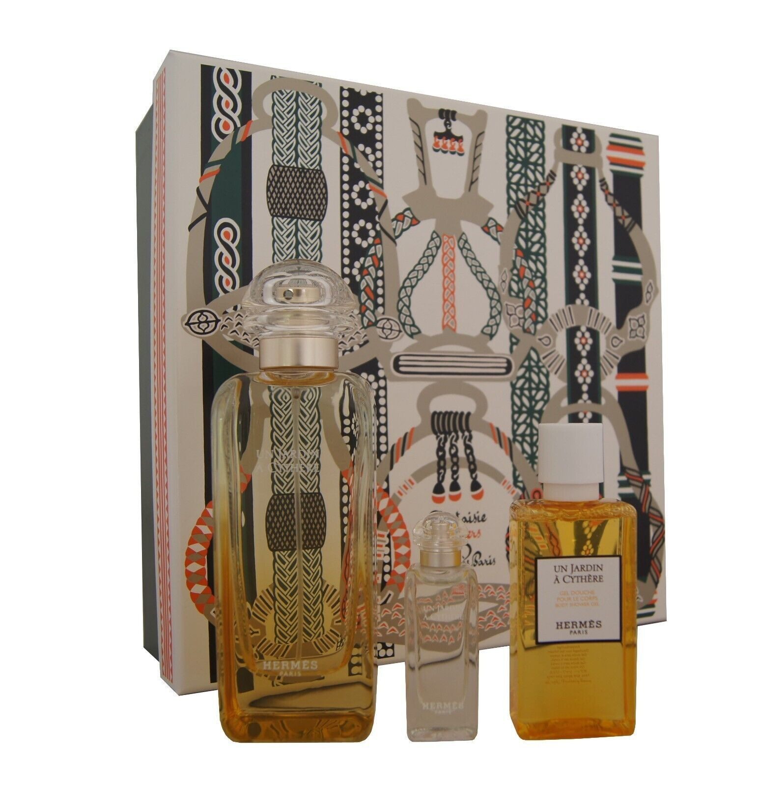 Duft-Set Hermes Un Jardin a Cythere Eau de Toilette 100ml +EDT 7,5ml & SG 40ml