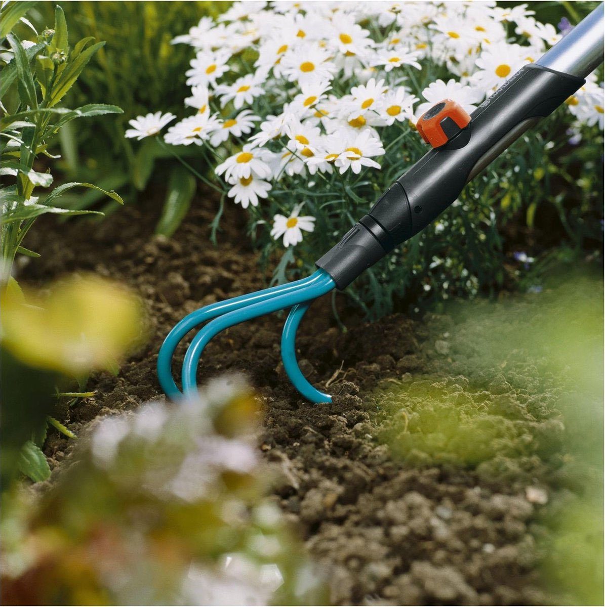GARDENA Gartenhacke Gardena ‎‎3166 Garten Aufsatz Grubber Hacke, ohne Stiel