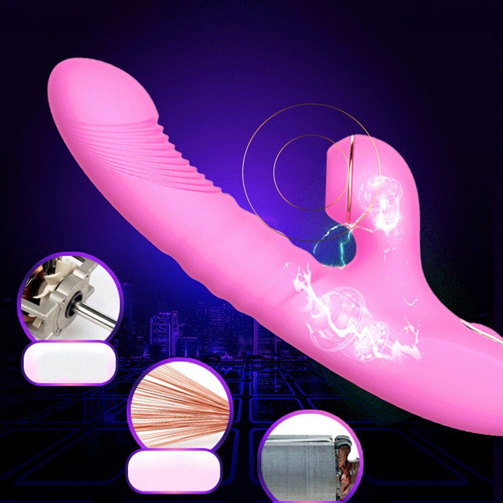Frauen Rutaqian Toys in1 Dildo Druckwellen Sexspielzeug Vibratoren Für Rabbit-Vibrator 2 Erotik