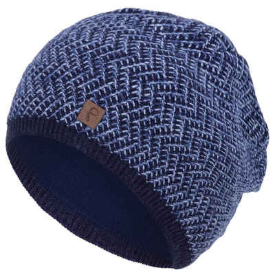 Faera Strickmütze (1-St) Damen Mütze meliert Winter Wintermütze Haube Beanie