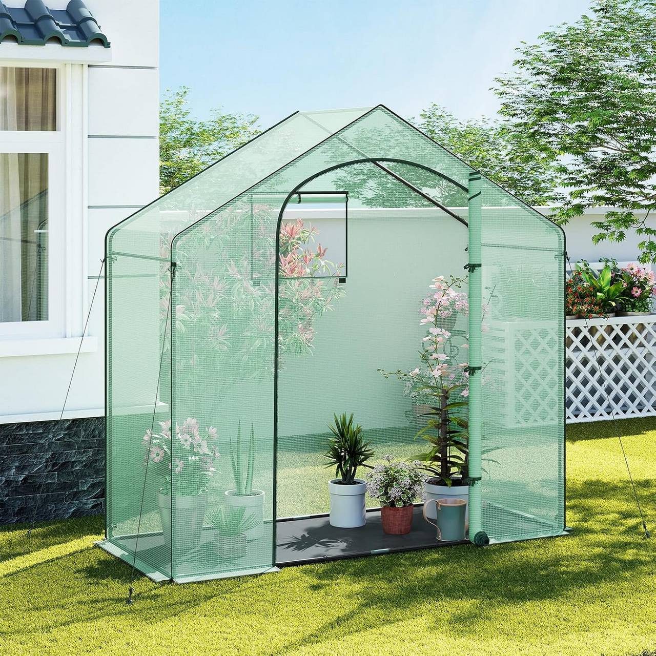 Woltu Foliengewächshaus, BxTxH: 200 x 80 günstig online kaufen