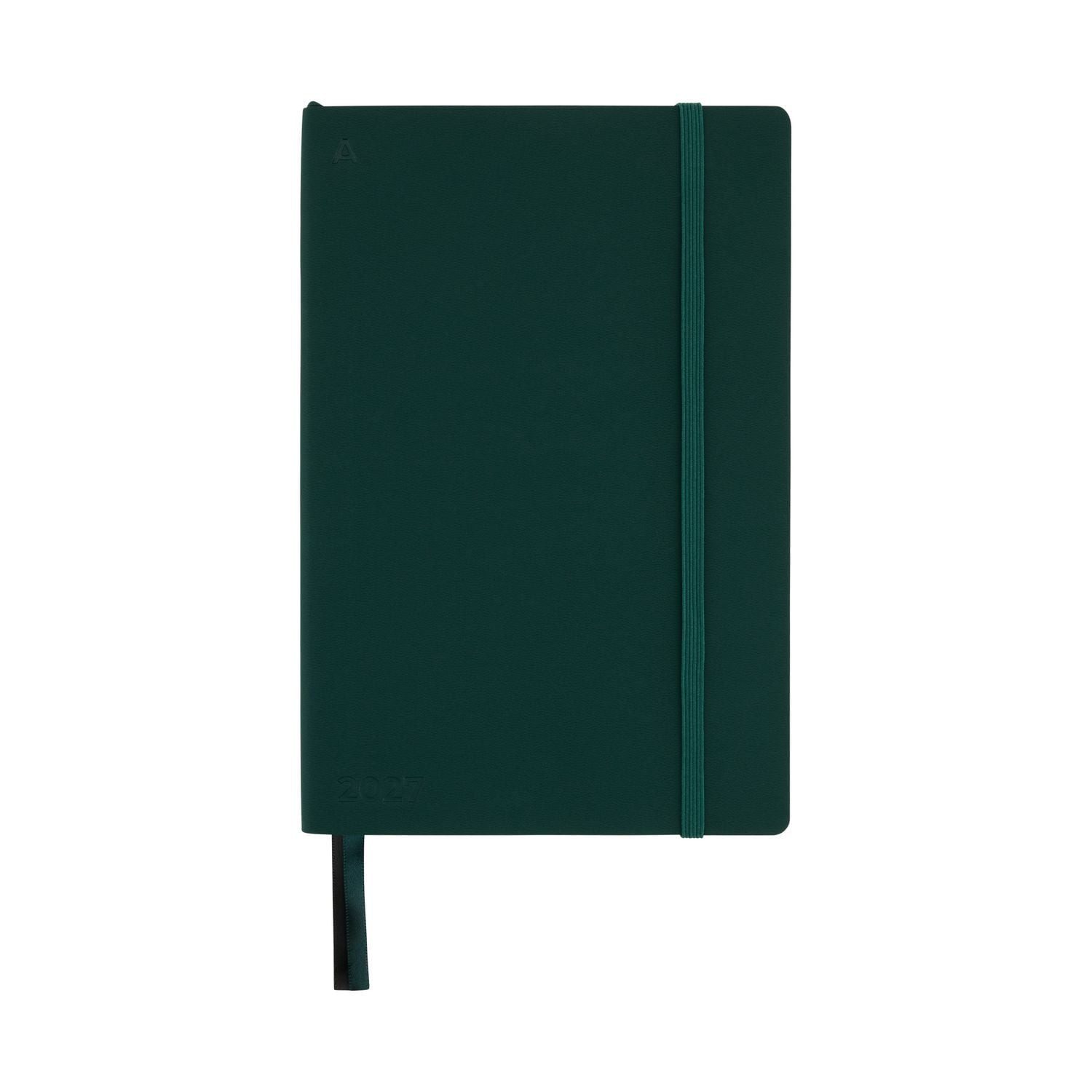 Buchkalender Plan A Kalender A5 Softcover Moss Green