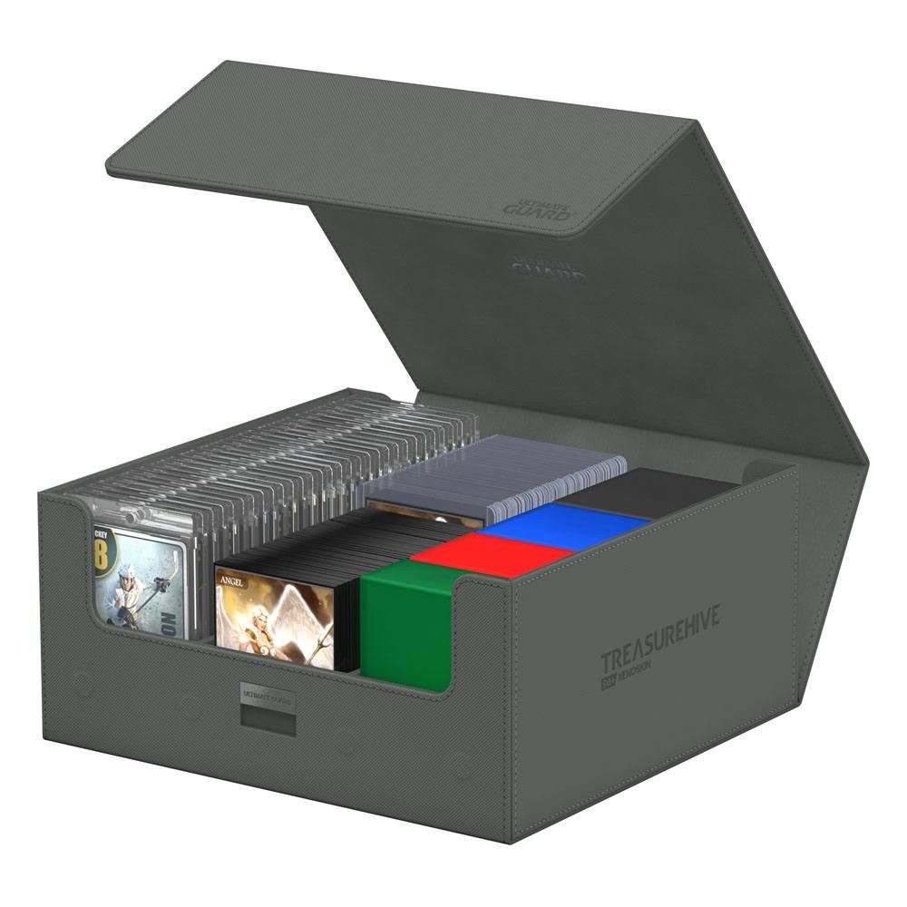 Ultimate Guard Sammelkarte Treasurehive 90+ XenoSkin Kartenbox - Grau