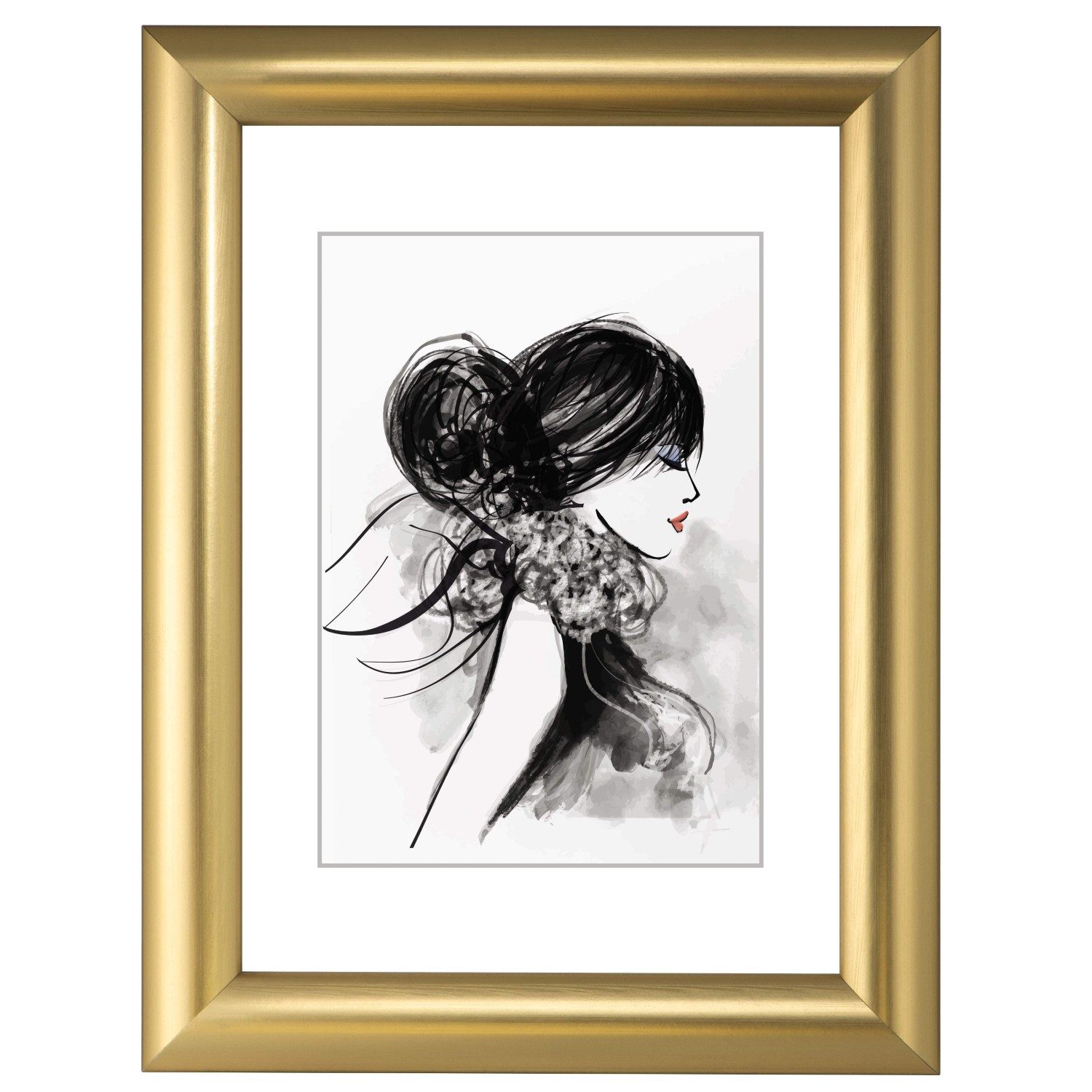 Hama Bilderrahmen Bilder-Rahmen Sofia 40x50 cm Foto-Rahmen Gold, für 1 Bild günstig online kaufen