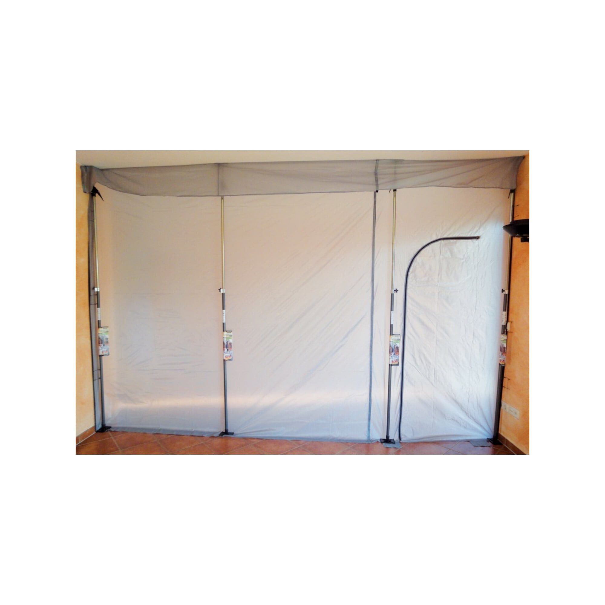 GLÜCK Zubehör-Set Staubschutzwand, 310 x 310 cm
