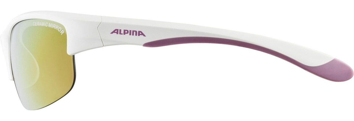 Alpina Sports Sonnenbrille FLEXXY YOUTH HR 310 white purple matt