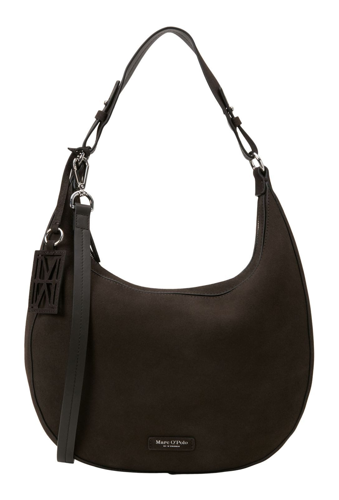 Marc O'Polo Schultertasche Hobo Bag, aus echtem Leder