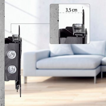 Hama TV-Wandhalter, neigbar, bis 30kg, 25 - 66 cm (10" - 26), VESA 100x100 TV-Wandhalterung, (bis 26 Zoll)