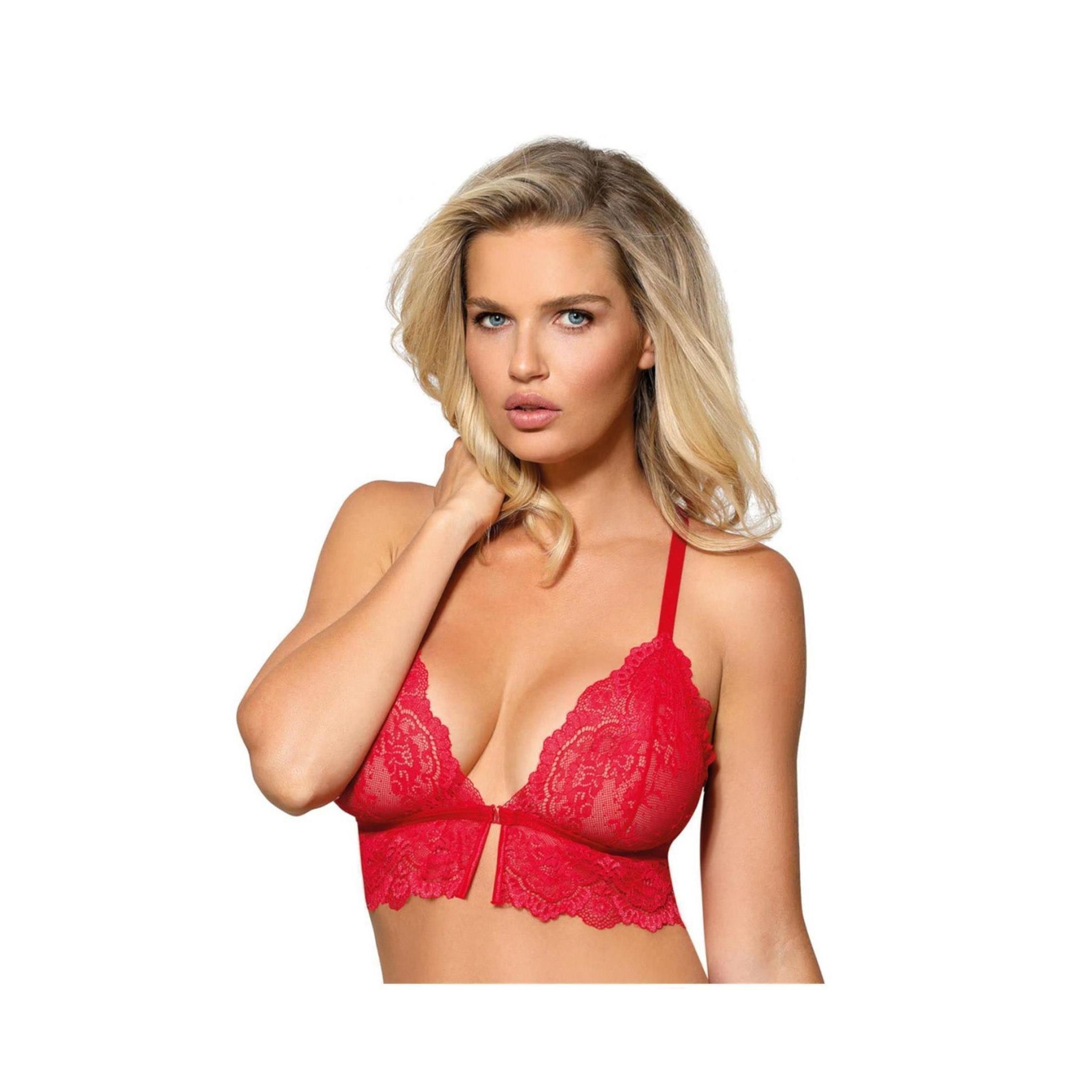 Róza Bügelloser BH RZ Zuza half-corset red - (L,M,S,XL)