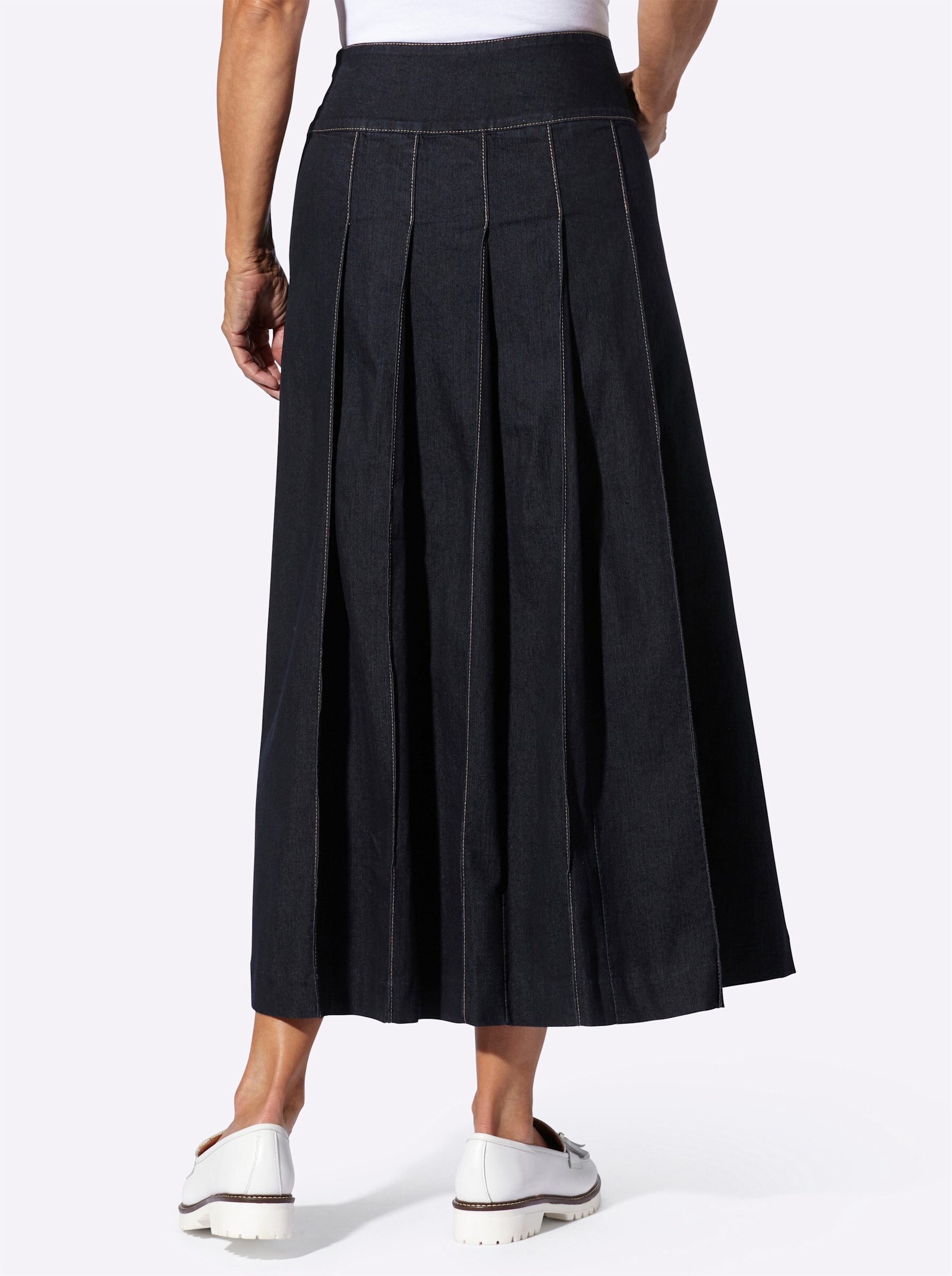 Sieh an! A-Linien-Rock Jeansrock . günstig online kaufen