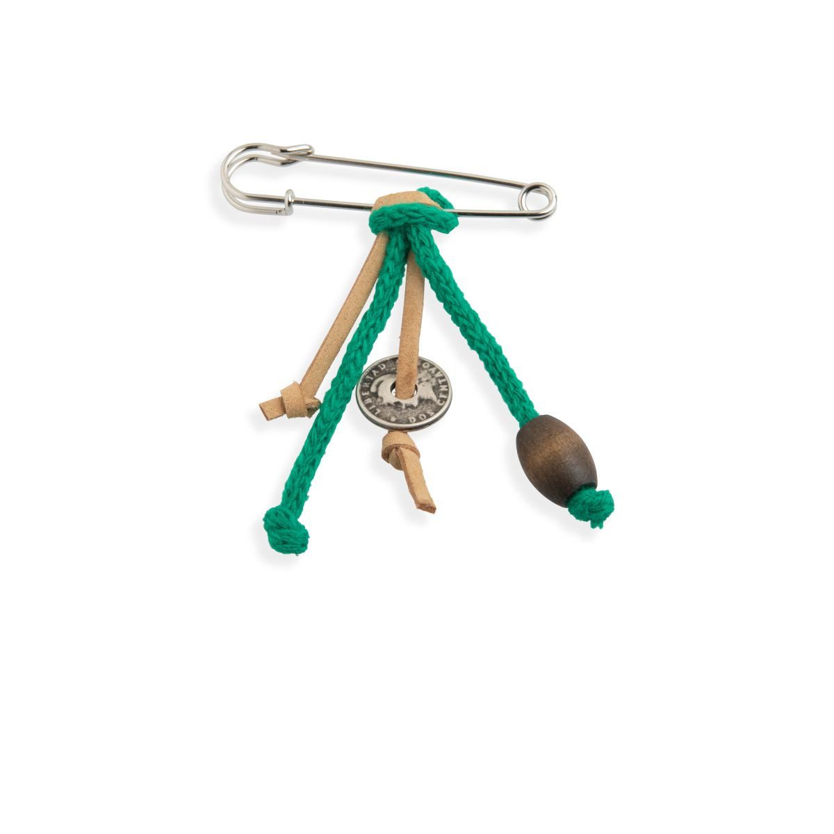 Knit Factory Brosche Brosche Bright Green (1-tlg), brosche Anstecker