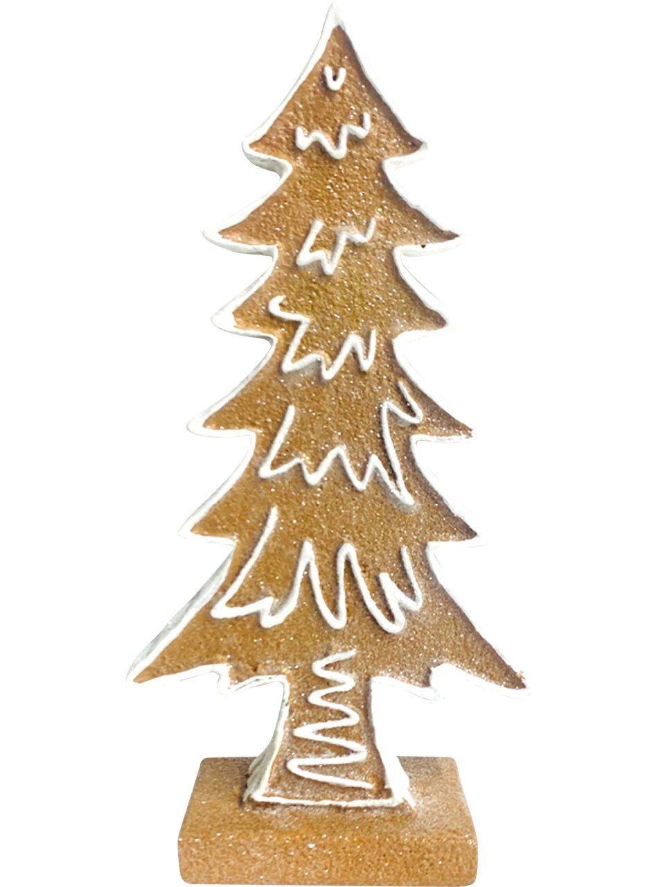 Weihnachtsfigur Dekofigur Pfefferkuchen Baum 25 x 12,5 x 5,5 cm