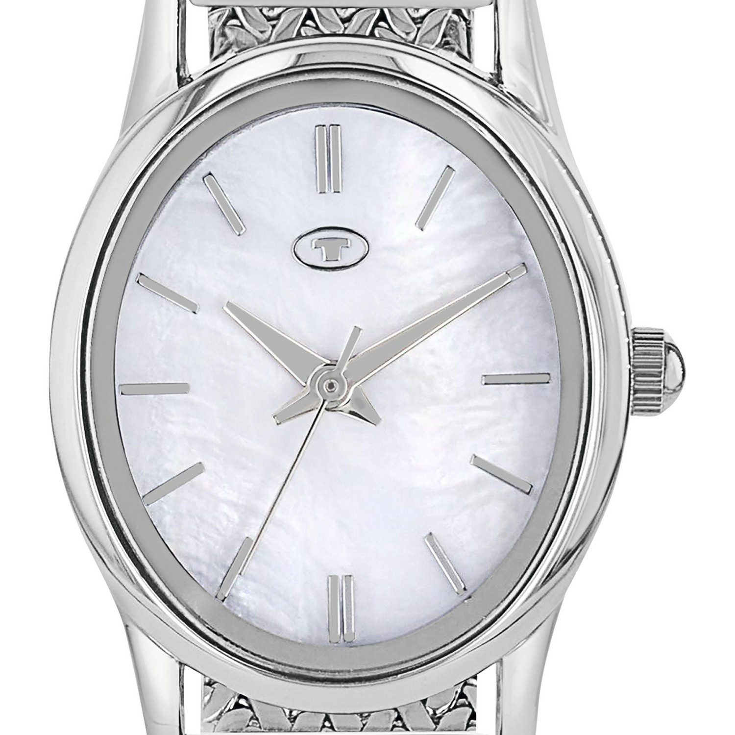 TOM TAILOR Quarzuhr 2100497, Armbanduhr, Damenuhr, Edelstahlarmband, analog