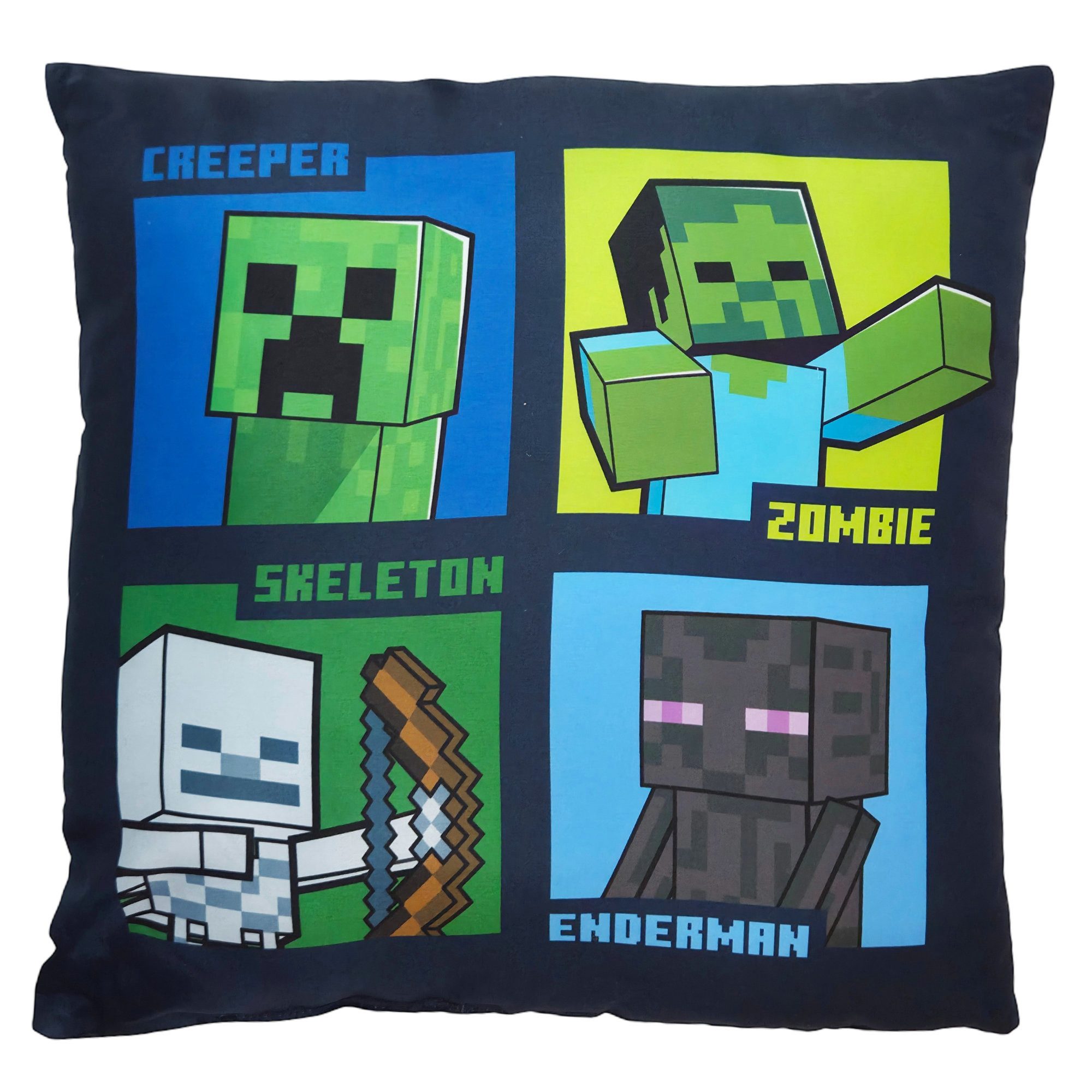 Minecraft Dekokissen Gamer Minecraft Creeper Zombie Enderman Kissen Dekokissen 40x40 cm