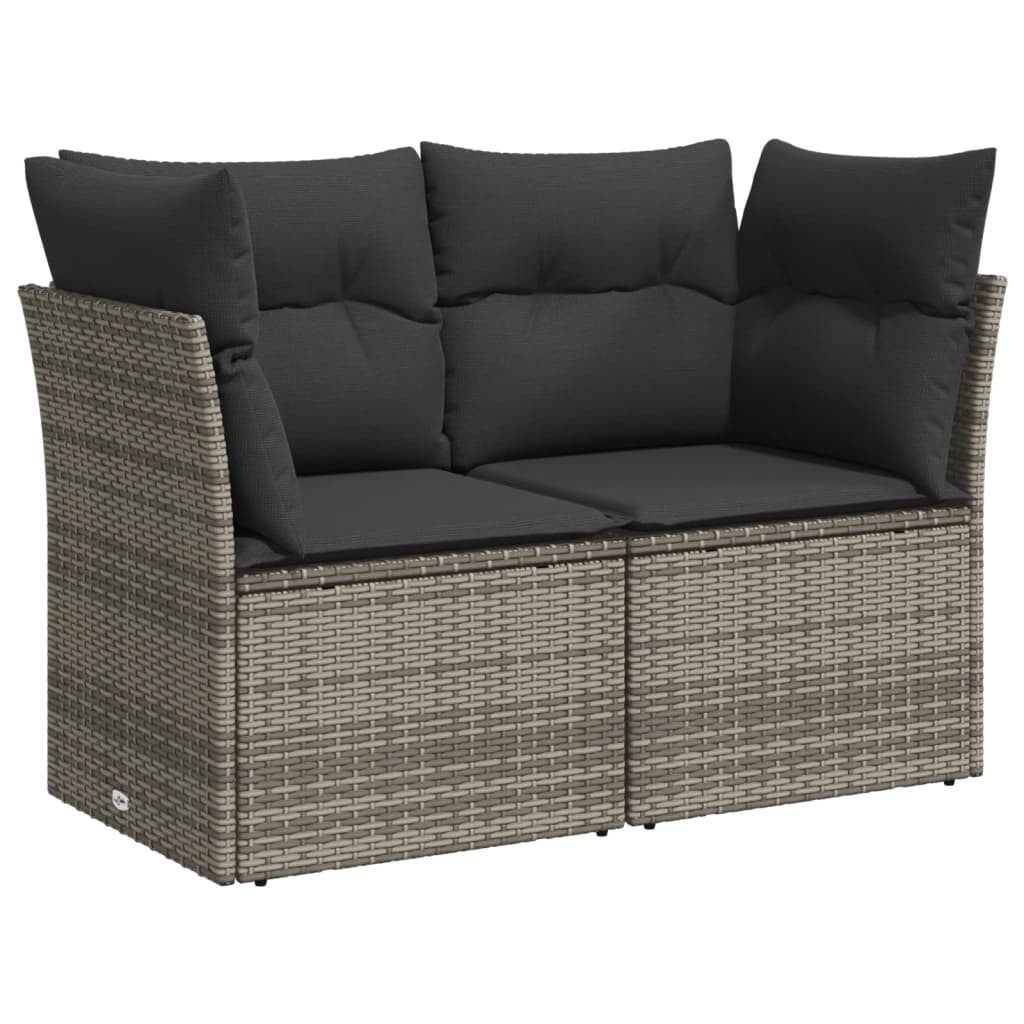 vidaXL Loungesofa Gartensofa 2-Sitzer mit Kissen günstig online kaufen