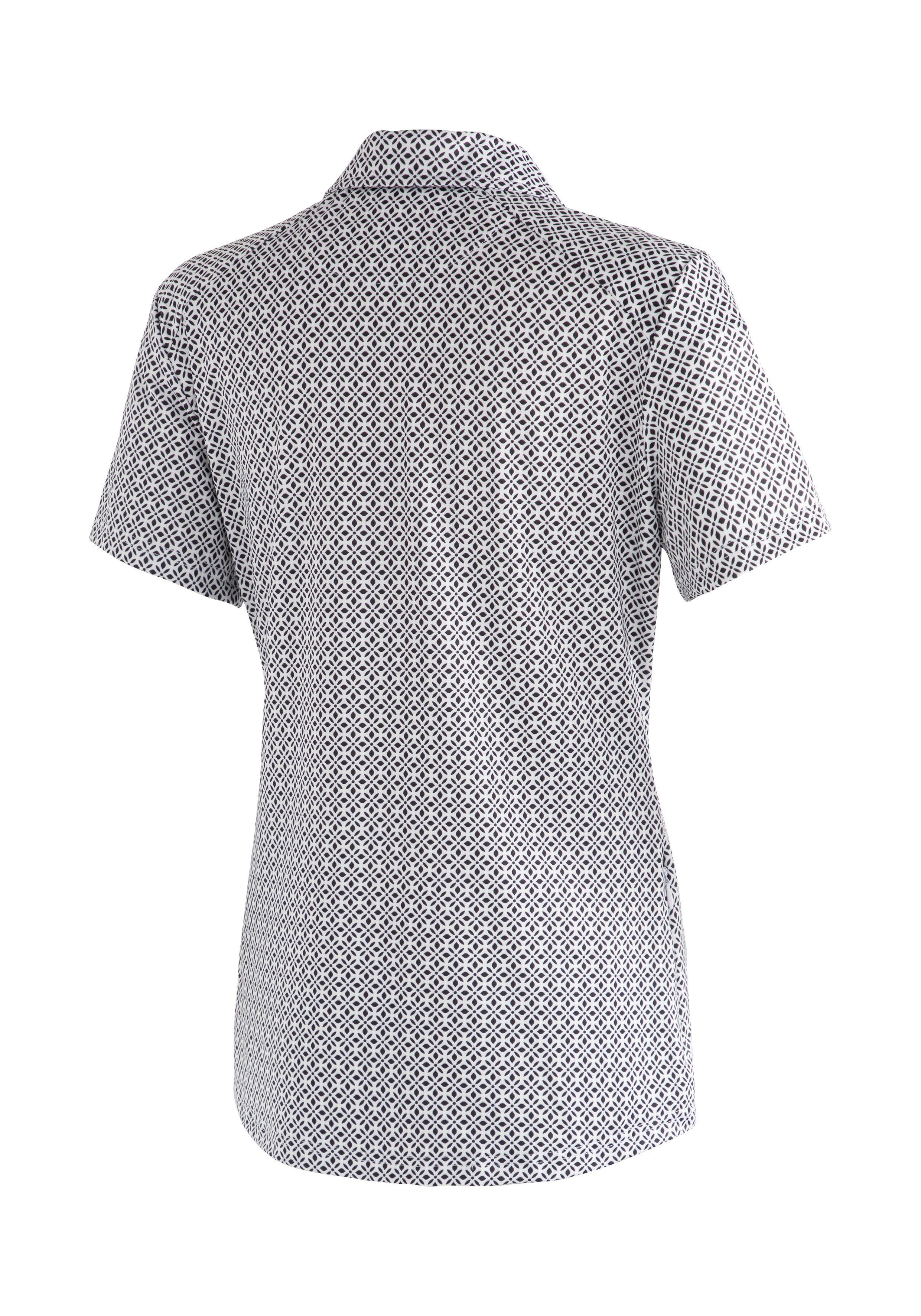 Pandy Polo-Shirt Maier Sports Funktionsshirt W Damen grau mit Hemdkragen