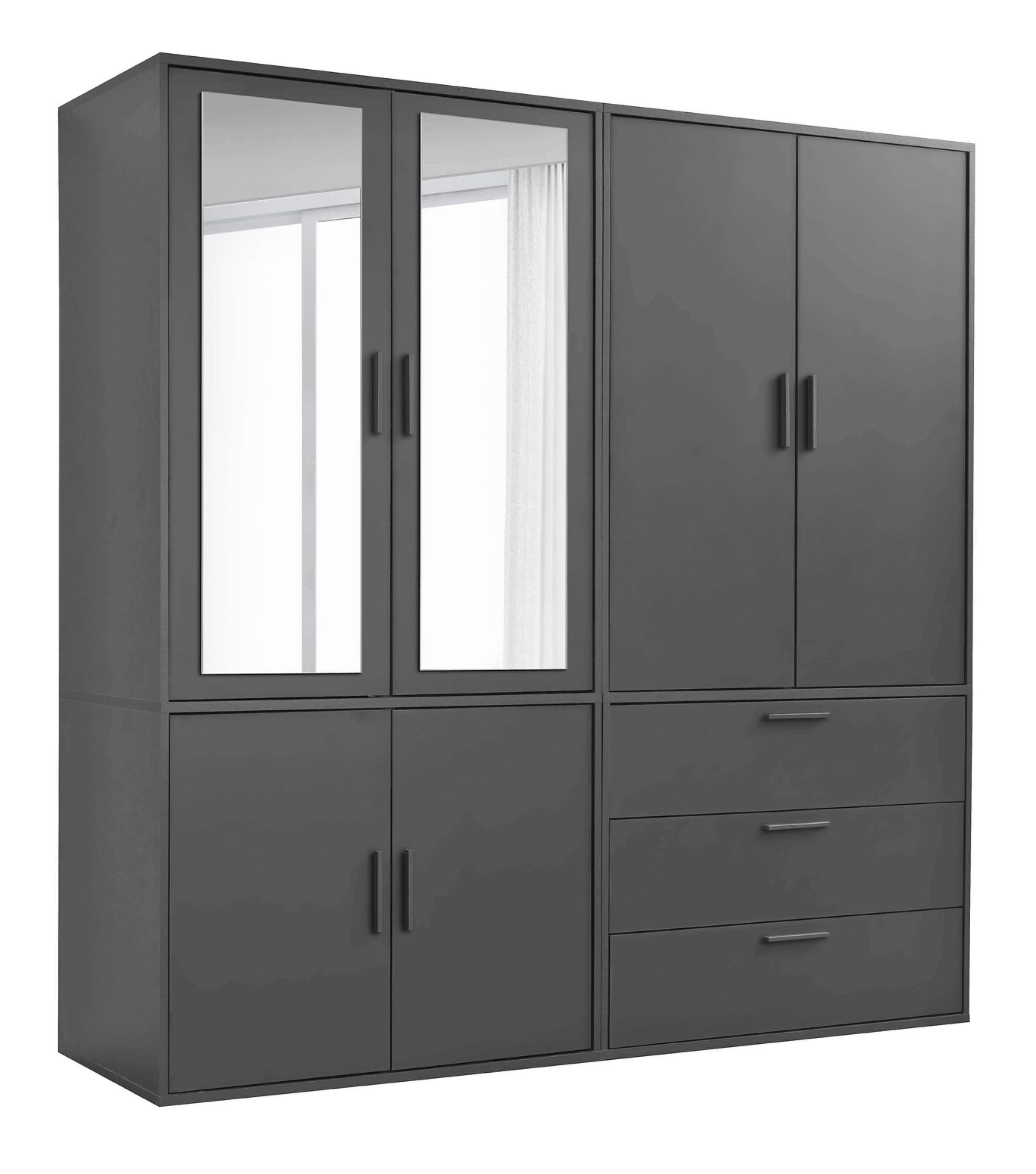 mokebo Kleiderschrank Der Grenzenlose (6-Türig & günstig online kaufen