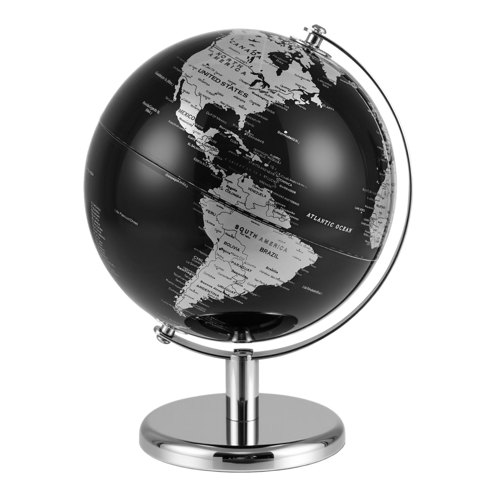 KOMFOTTEU Globus, Schülerglobus Weltkugel mit stabilem Standfuß aus Metall
