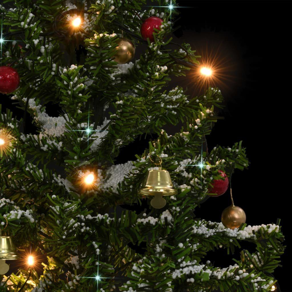 furnicato Künstlicher Weihnachtsbaum Schneiender Weihnachtsbaum Grün Schirmfuß mit cm 75