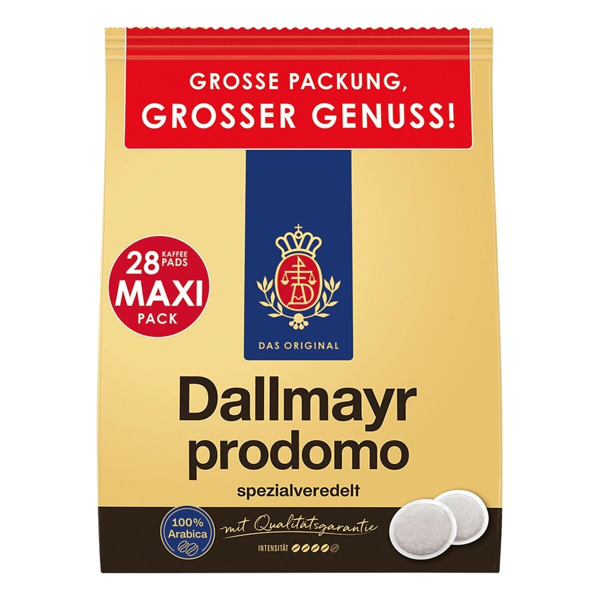 DALLMAYR Kaffee prodomo, 28 Kaffee-Pads