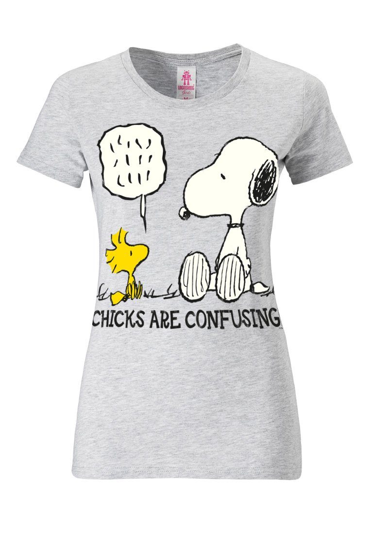 LOGOSHIRT T-Shirt Snoopy - Peanuts mit niedlichem Snoopy-Frontprint