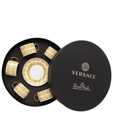 Rosenthal meets Versace Tasse Set 6 Teetassen Medusa Rhapsody, Porzellan