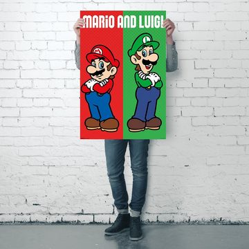 PYRAMID Poster Super Mario Poster Mario & Luigi 61 x 91,5 cm