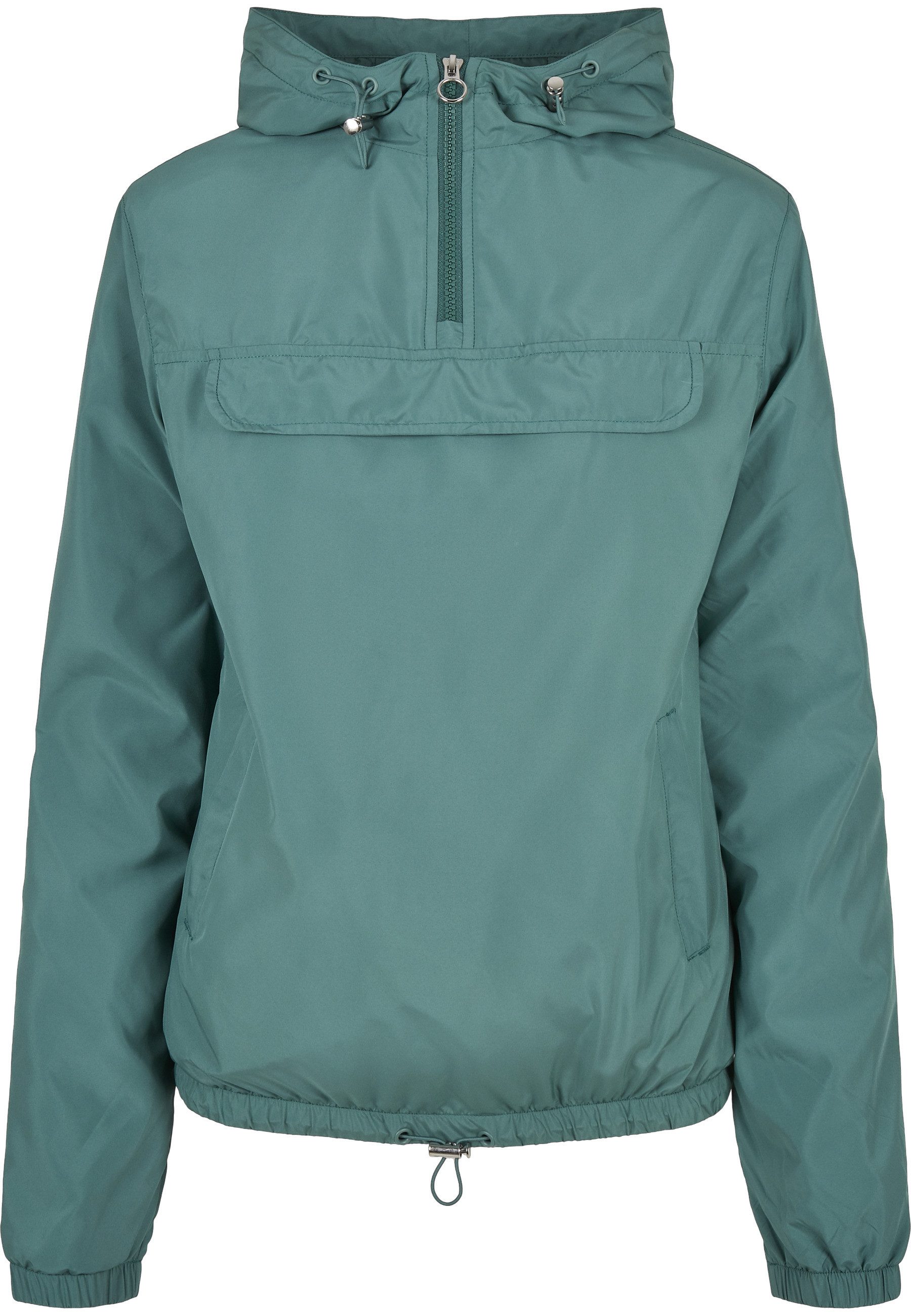 URBAN CLASSICS Langmantel Urban Classics Damen Ladies Basic Pull Over Jacke günstig online kaufen
