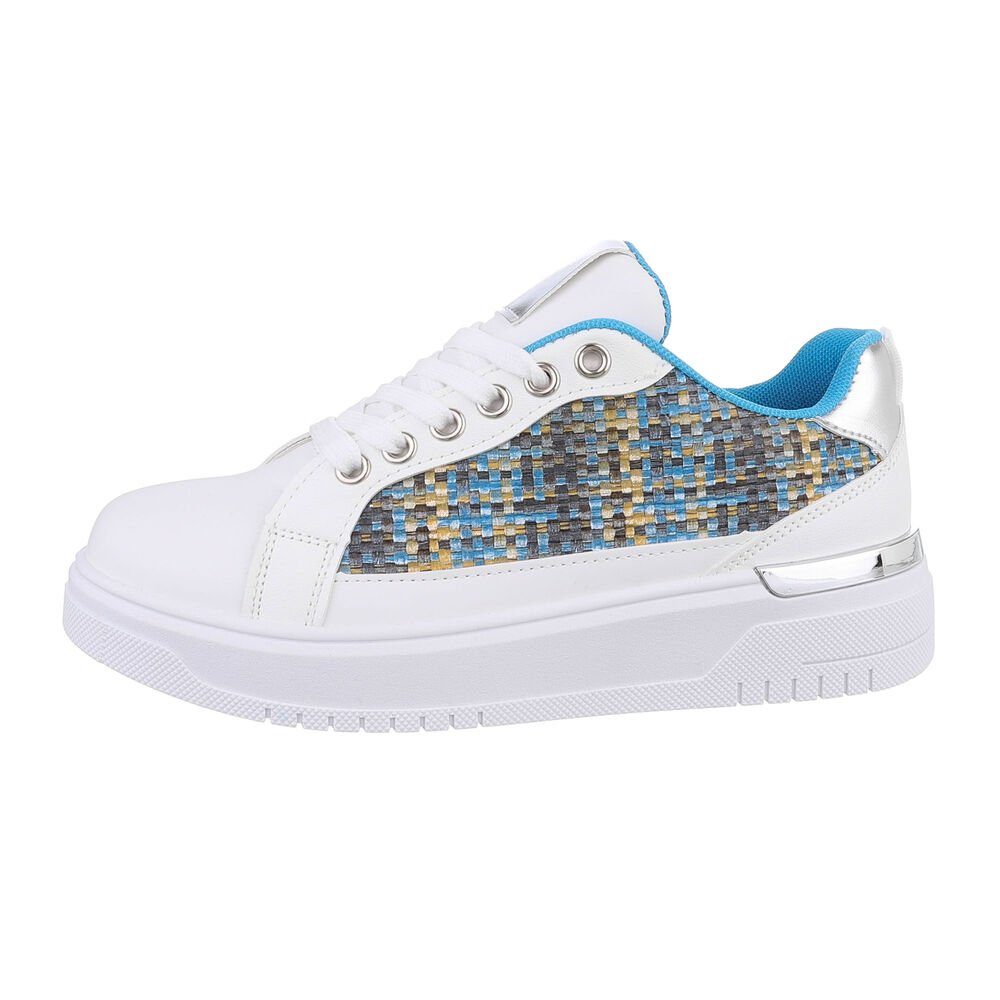 Ital-Design Damen Low-Top Freizeit Sneaker Keilabsatz/Wedge günstig online kaufen