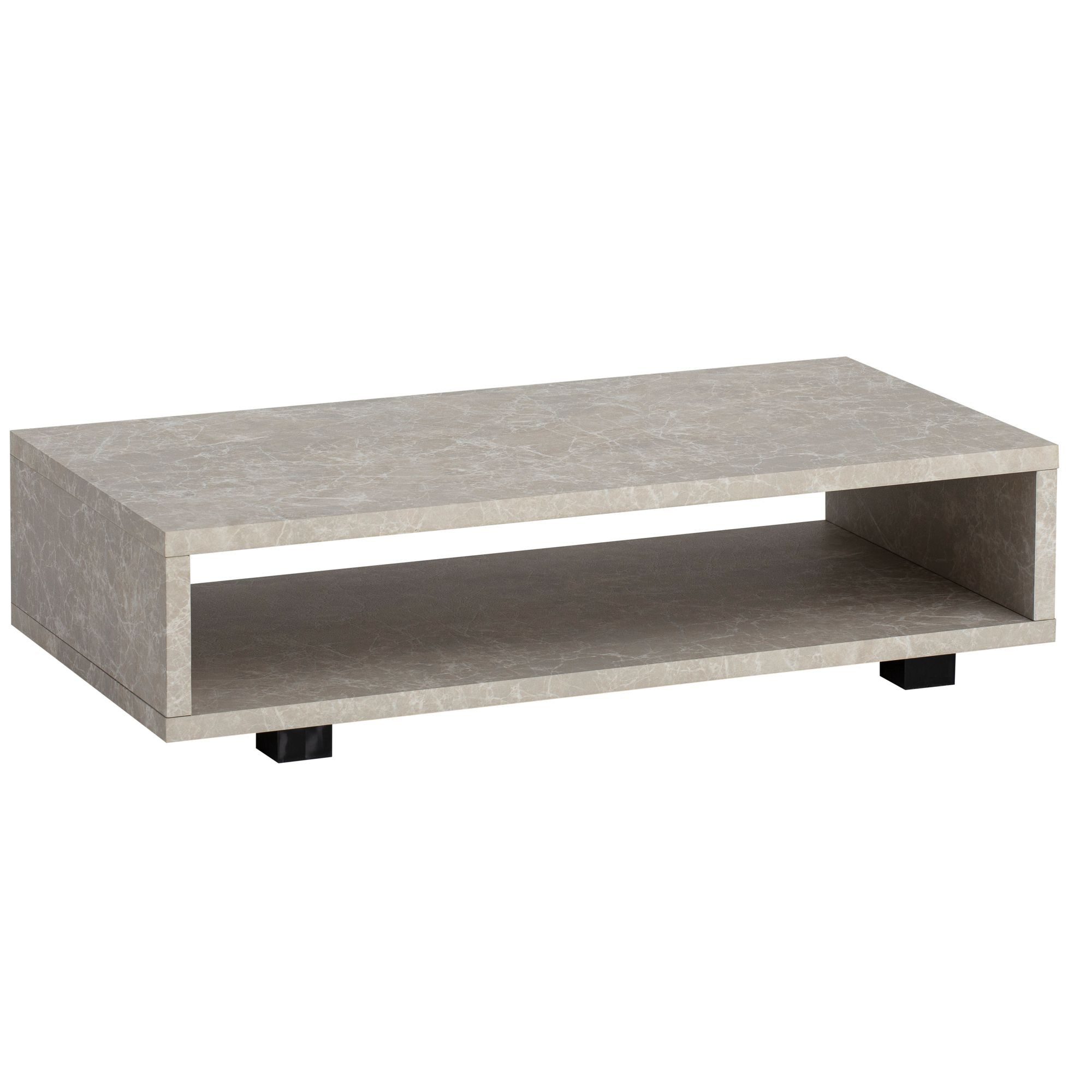 FINEBUY Couchtisch FB59782 (Wohnzimmertisch Stein Optik, günstig online kaufen
