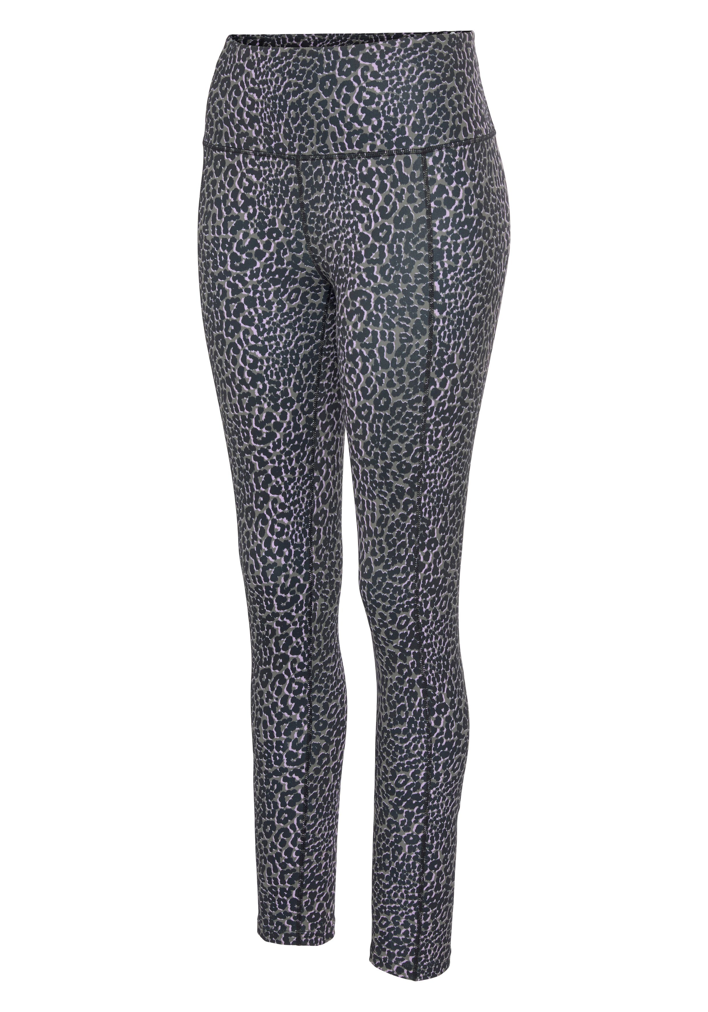 LASCANA ACTIVE Funktionsleggings Sportleggings in Leo-Optik