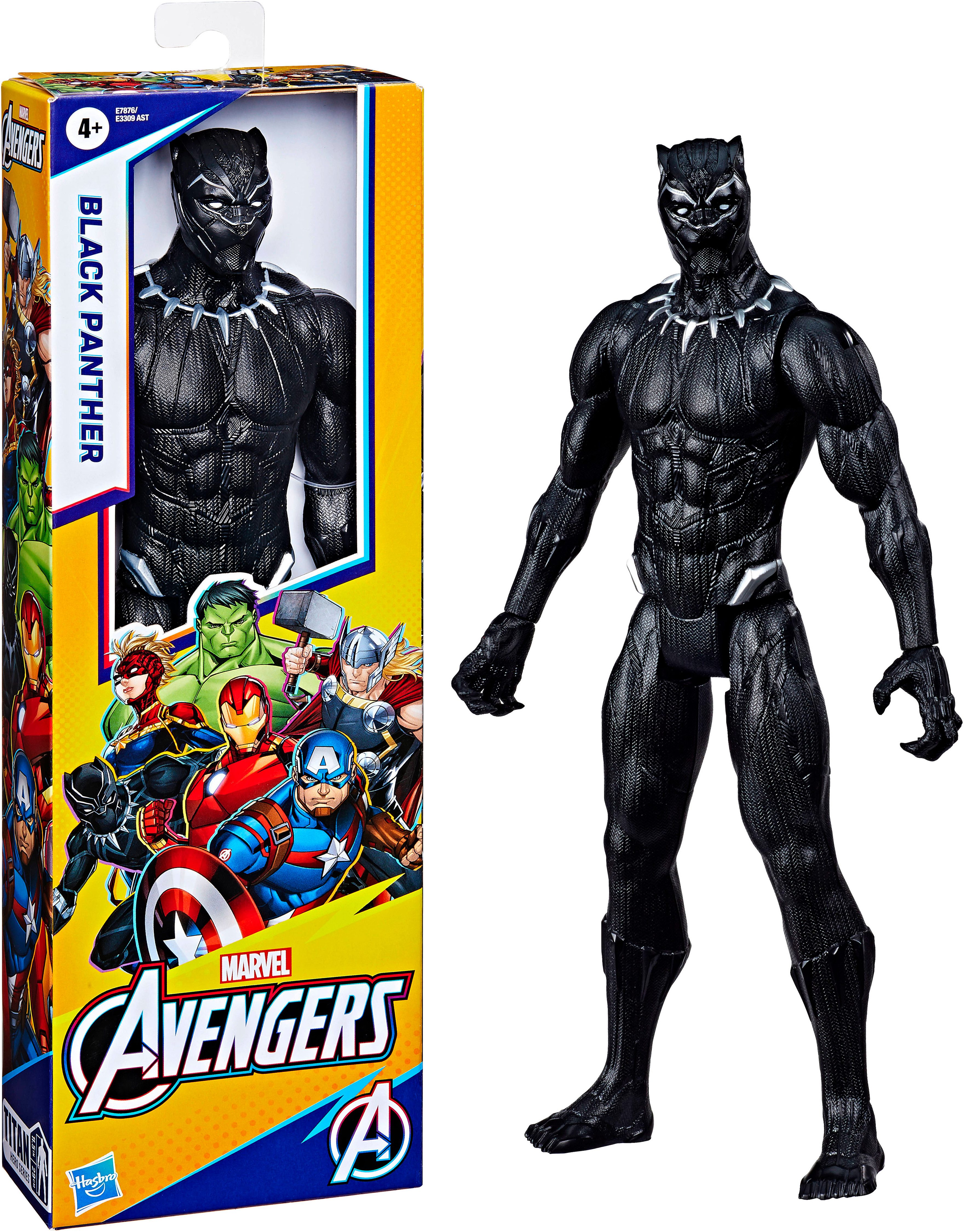 Hasbro Spielfigur Marvel Avengers, Titan Hero Serie, Black Panther