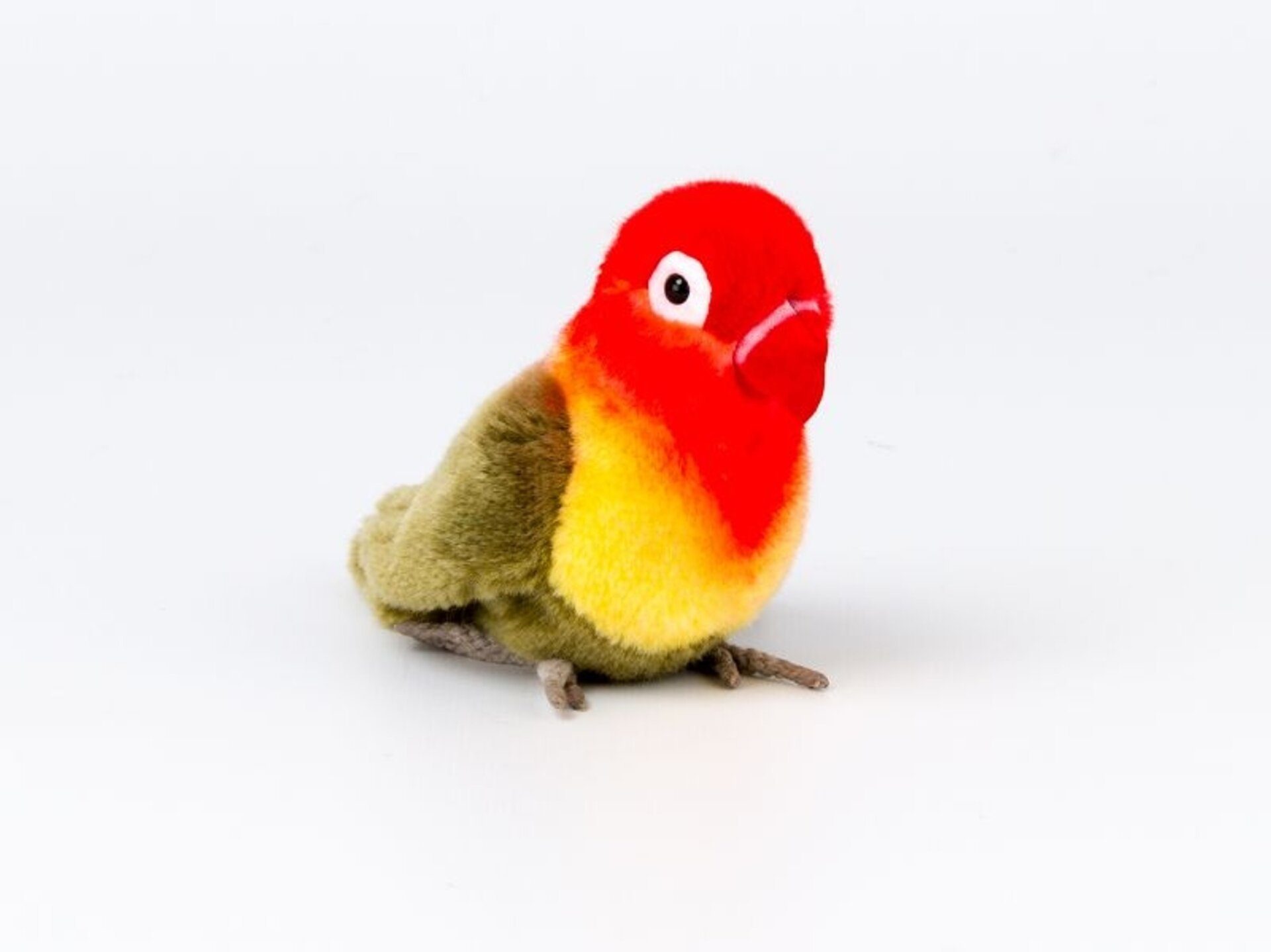 Kösen Kuscheltier Papagei bunt 15 cm Pfirsichköpfchen Stofftier Vogel