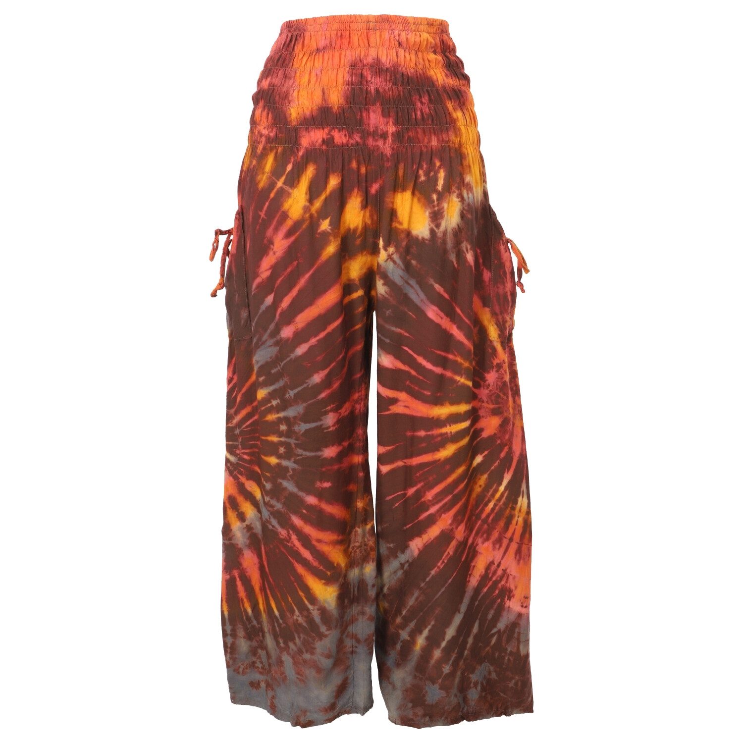Guru-Shop Relaxhose Farbenfrohe Batikhose, Boho Palazzohose, günstig online kaufen