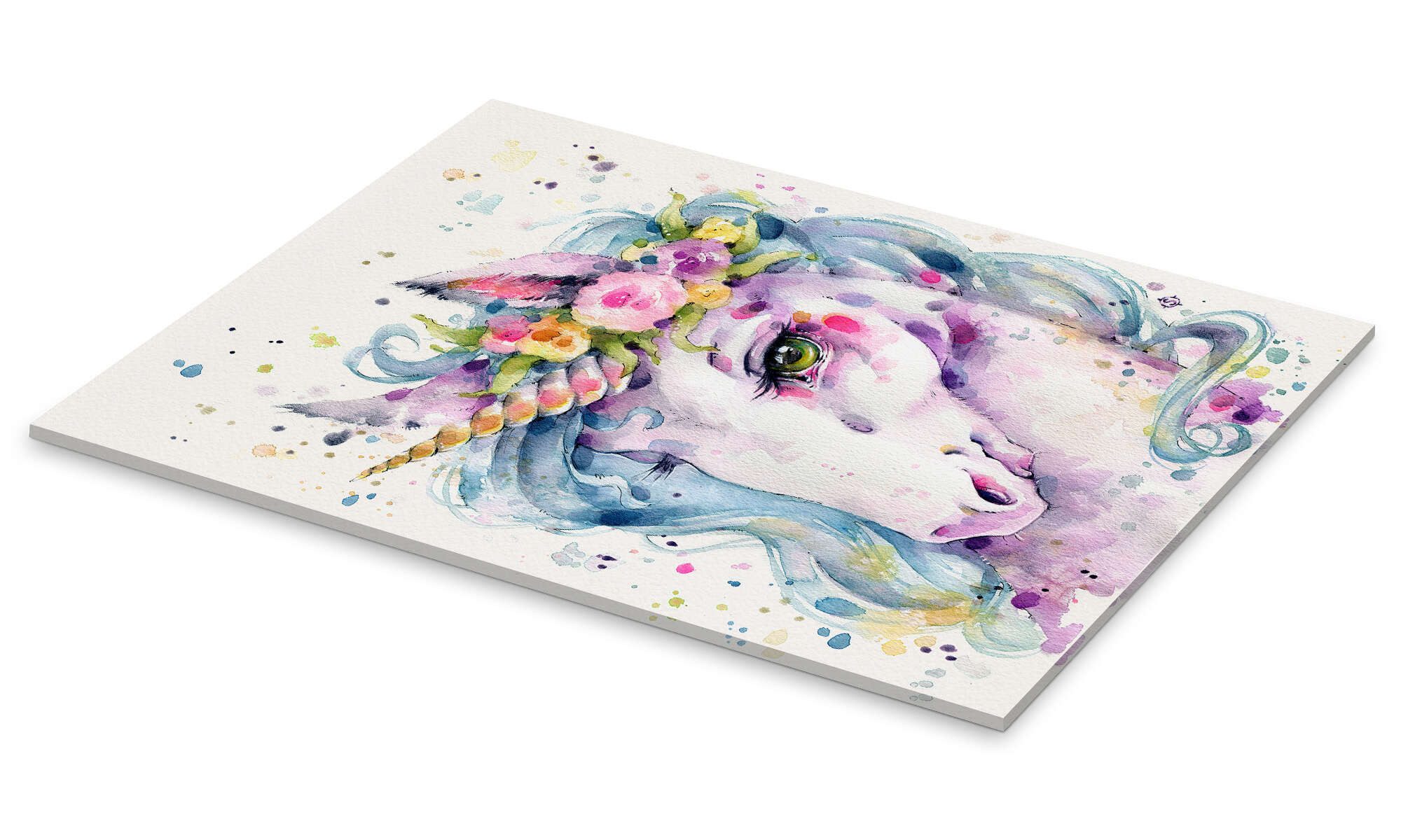 Posterlounge Wandbild Kleines Einhorn, Sillier Than Sally, erhältlich als Poster, Leinwandbild, Wandsticker oder Acrylglasbild