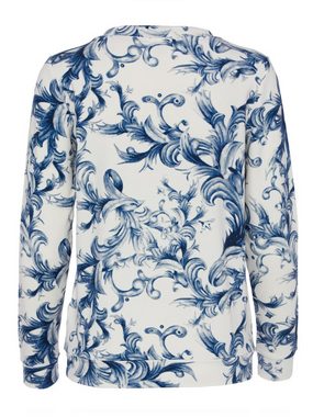 MONACO blue Sweatshirt mit Renaissancedruck