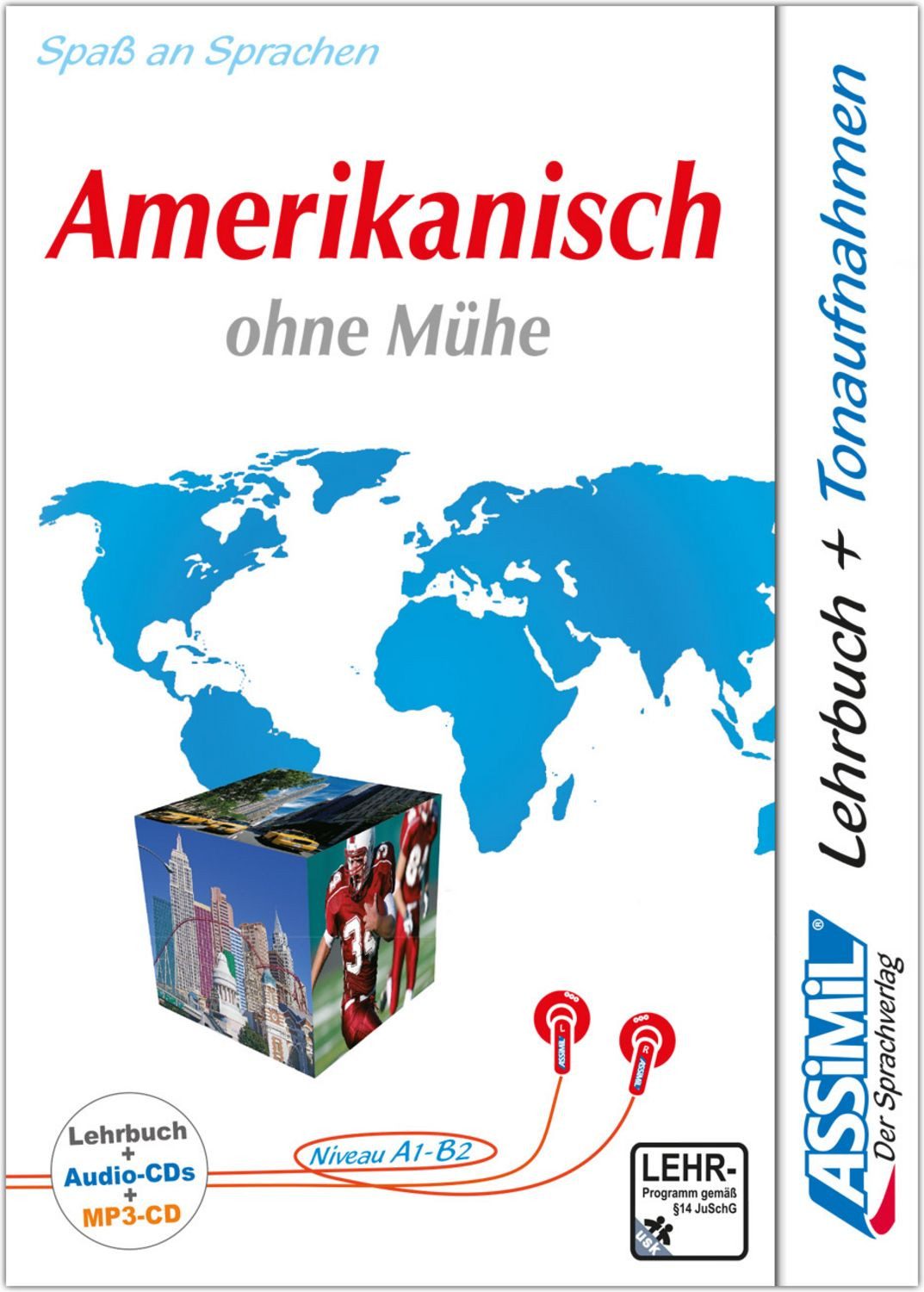 ASSiMiL Amerikanisch ohne Mühe - Audio-Sprachkurs Plus - Niveau A1-B2 / David Applefield